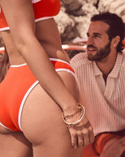 Bas de maillot de bain brésilien Rouge feu Maeva bottom