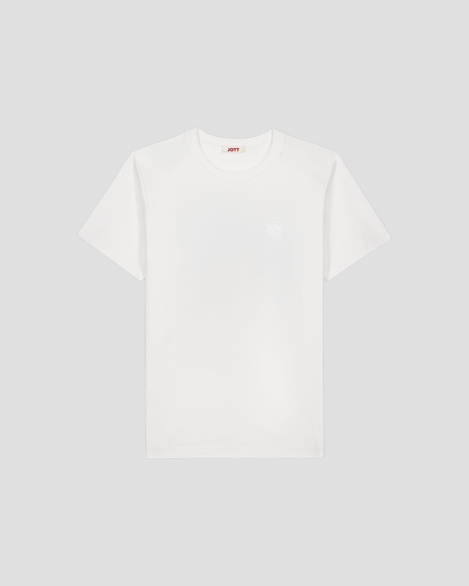 T-shirt col rond en coton Blanc Espar