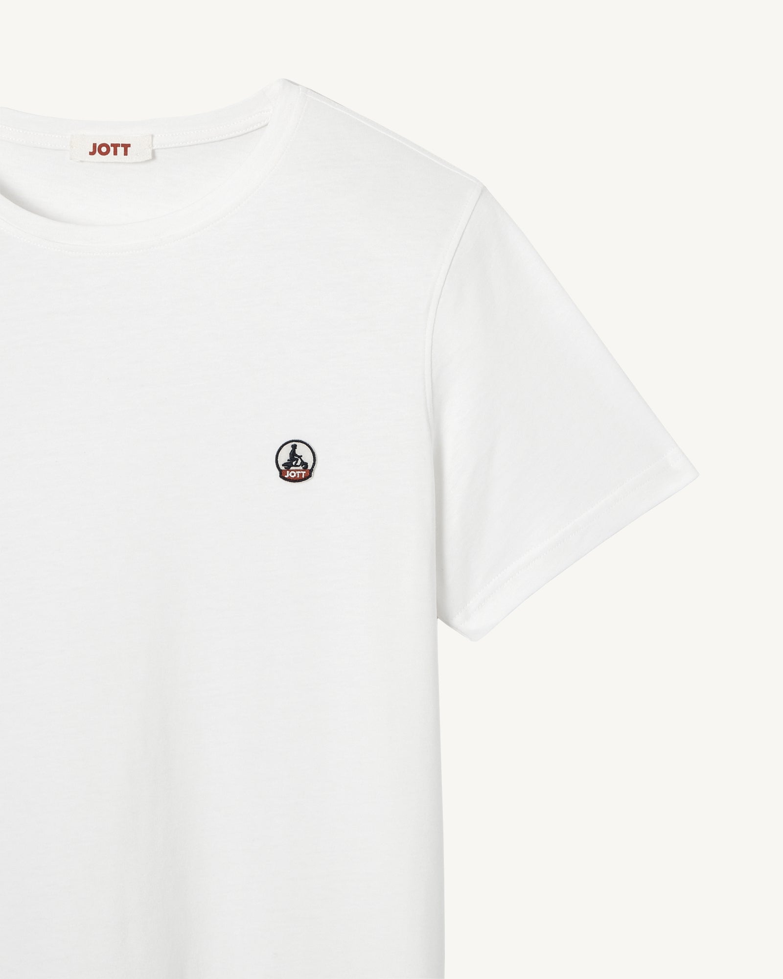 T-shirt homme en coton biologique Blanc Pietro