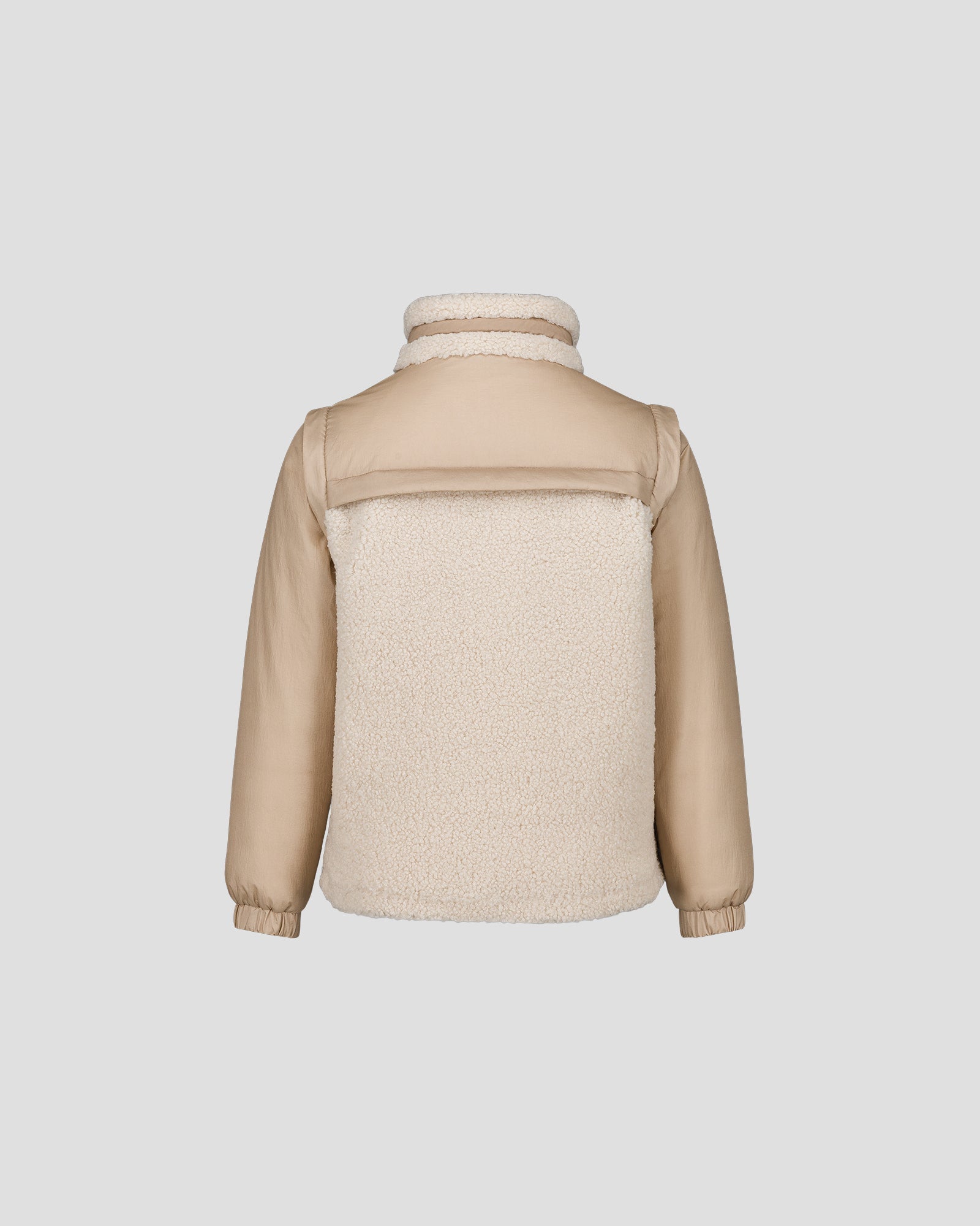 Doudoune enfant sherpa Naturel Erwan