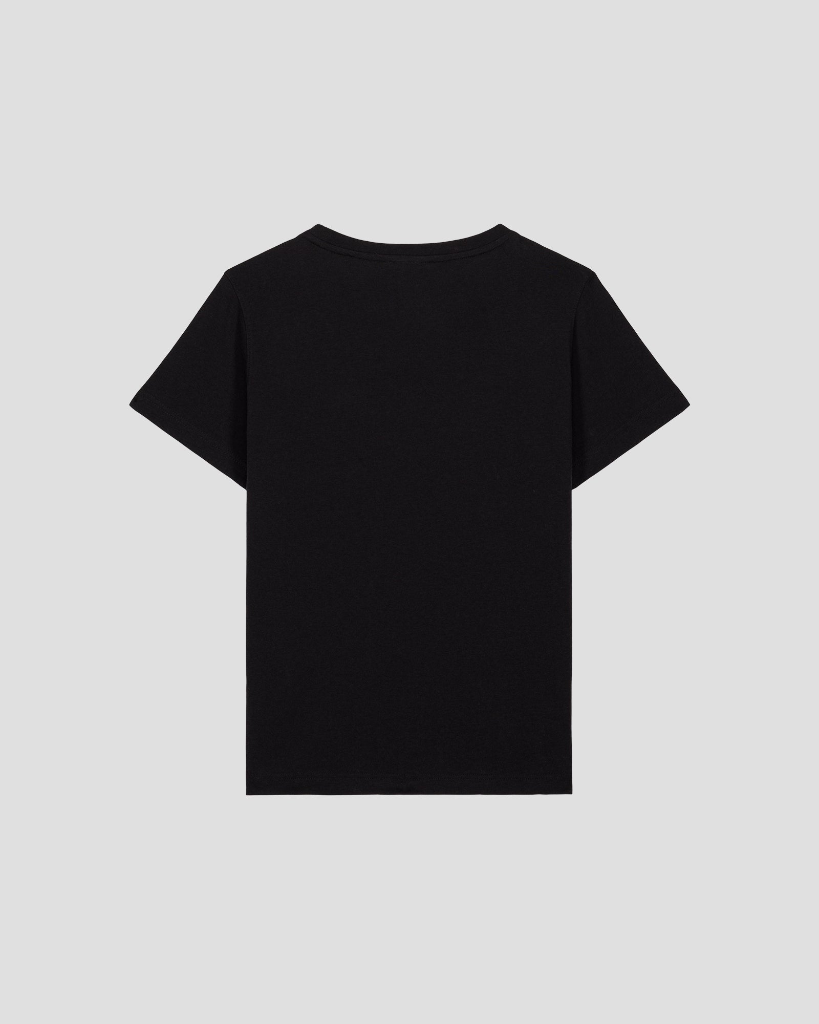 T-Shirt à col rond Noir Lucia