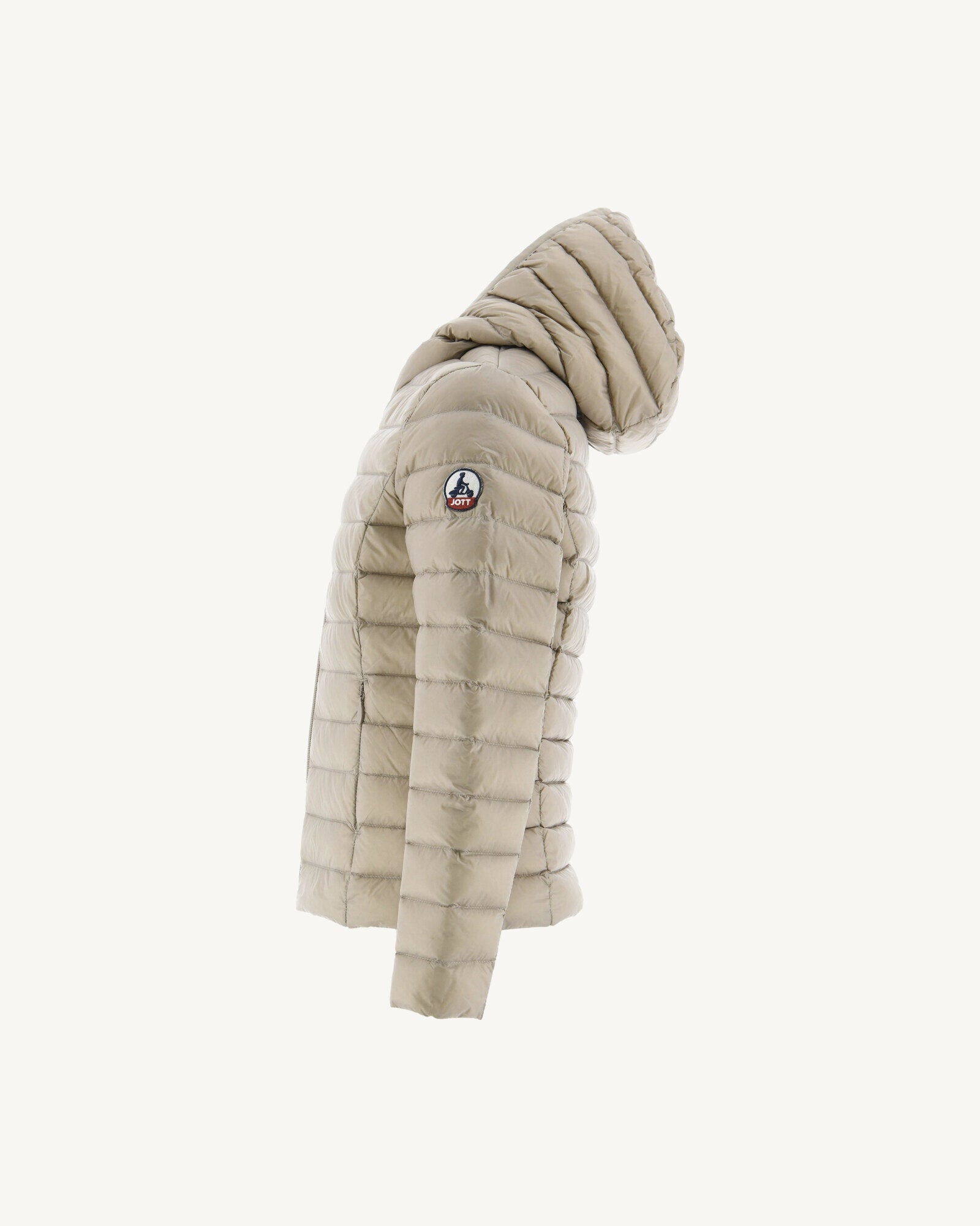 Doudoune légère à capuche enfant Beige Carla