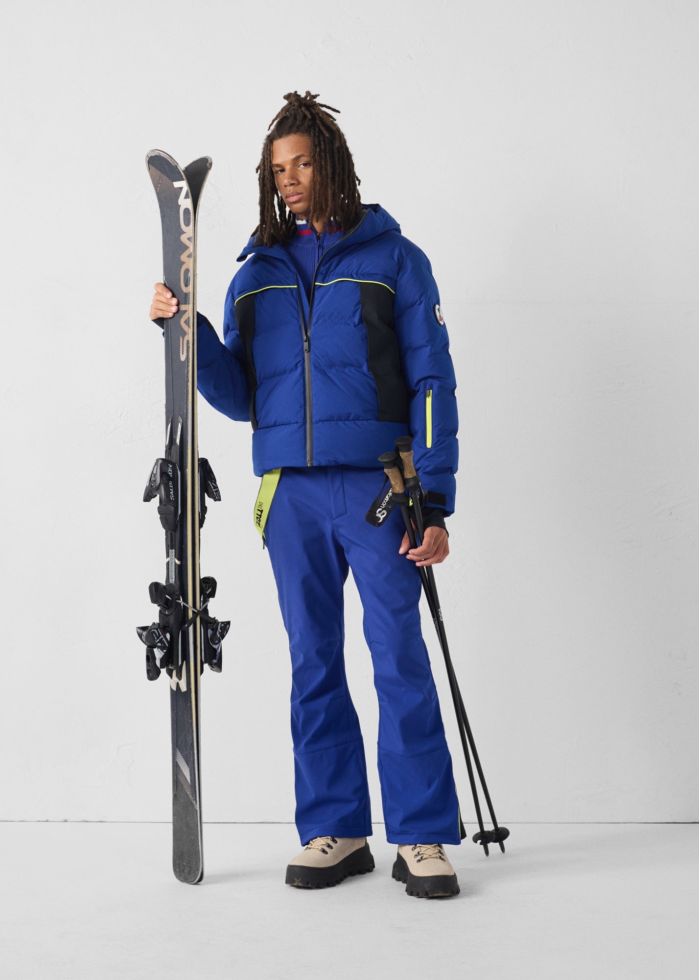 Pantalon ski Imperméable Grand froid Bleu cobalt Cairn