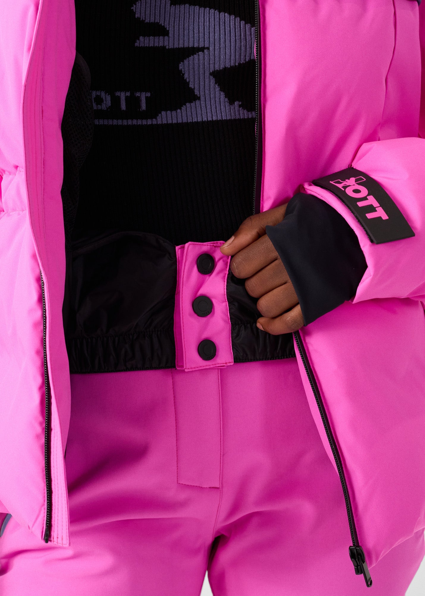 Veste de ski Grand froid Rose électrique Soldanelle