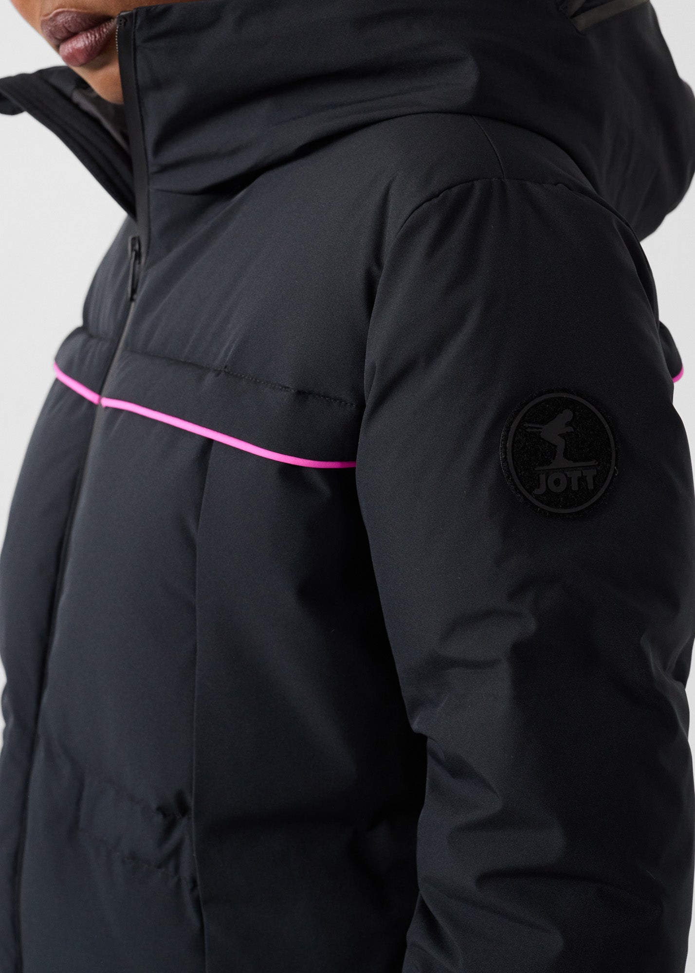 Veste de ski Grand froid Noir Soldanelle
