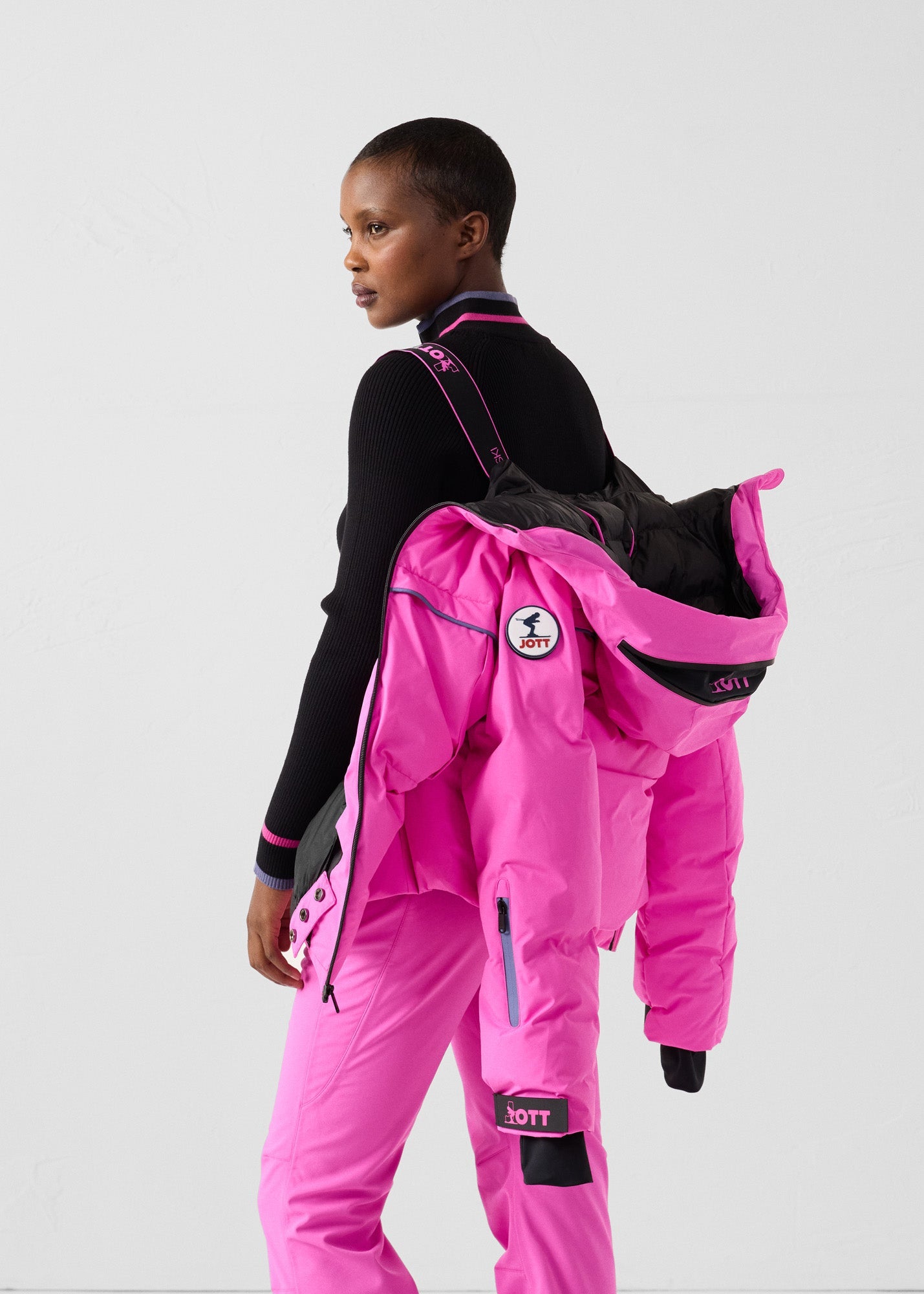 Veste de ski Grand froid Rose électrique Soldanelle