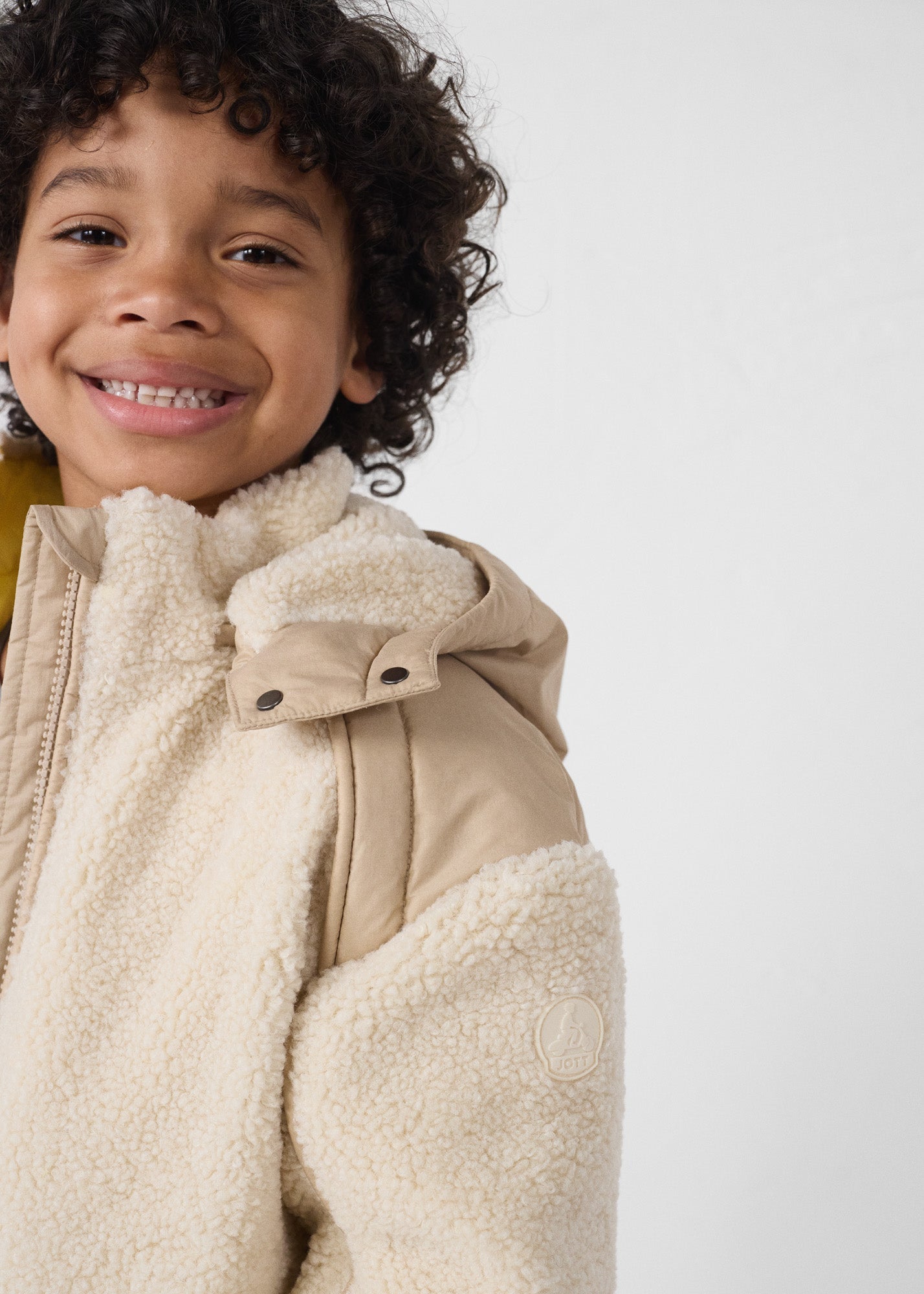 Doudoune enfant sherpa Naturel Gwen