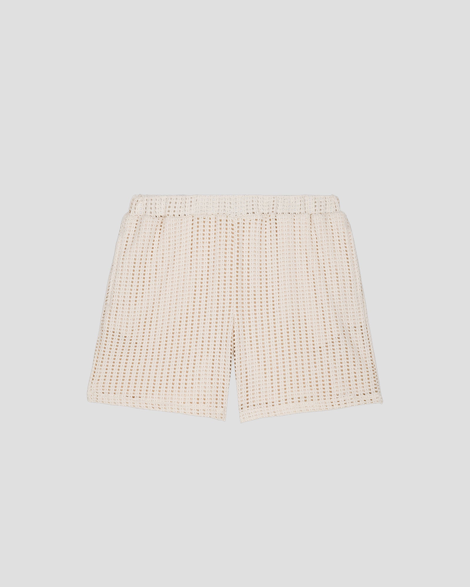 Short en maille de coton Naturel Vittorio