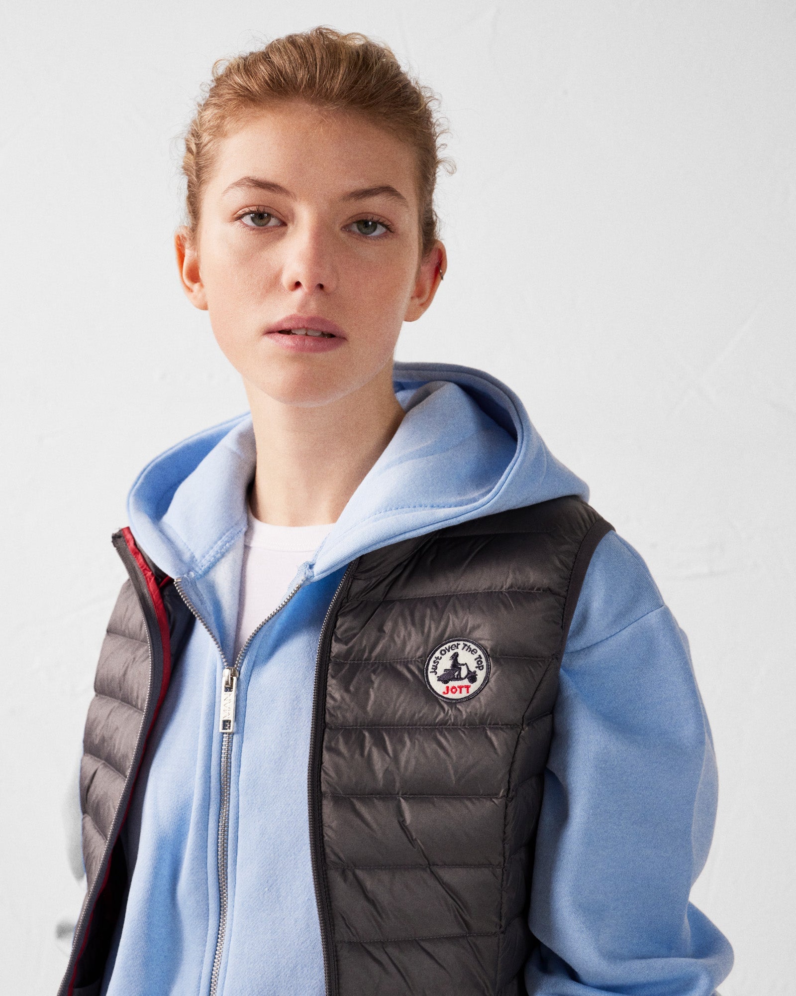 Doudoune légère sans manches Anthracite Seda