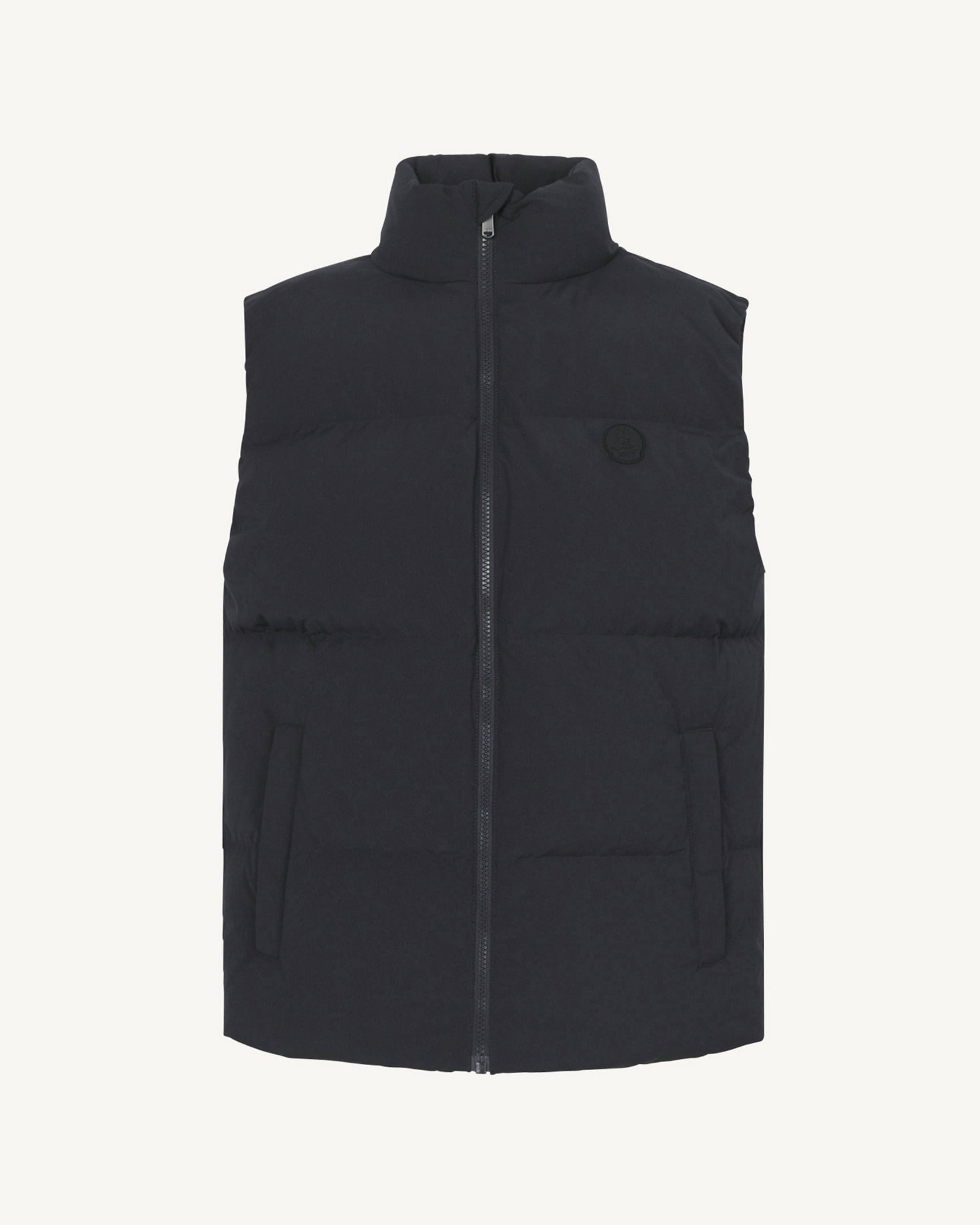 Doudoune mixte sans manches esprit 'Puffer' Noir Nagano