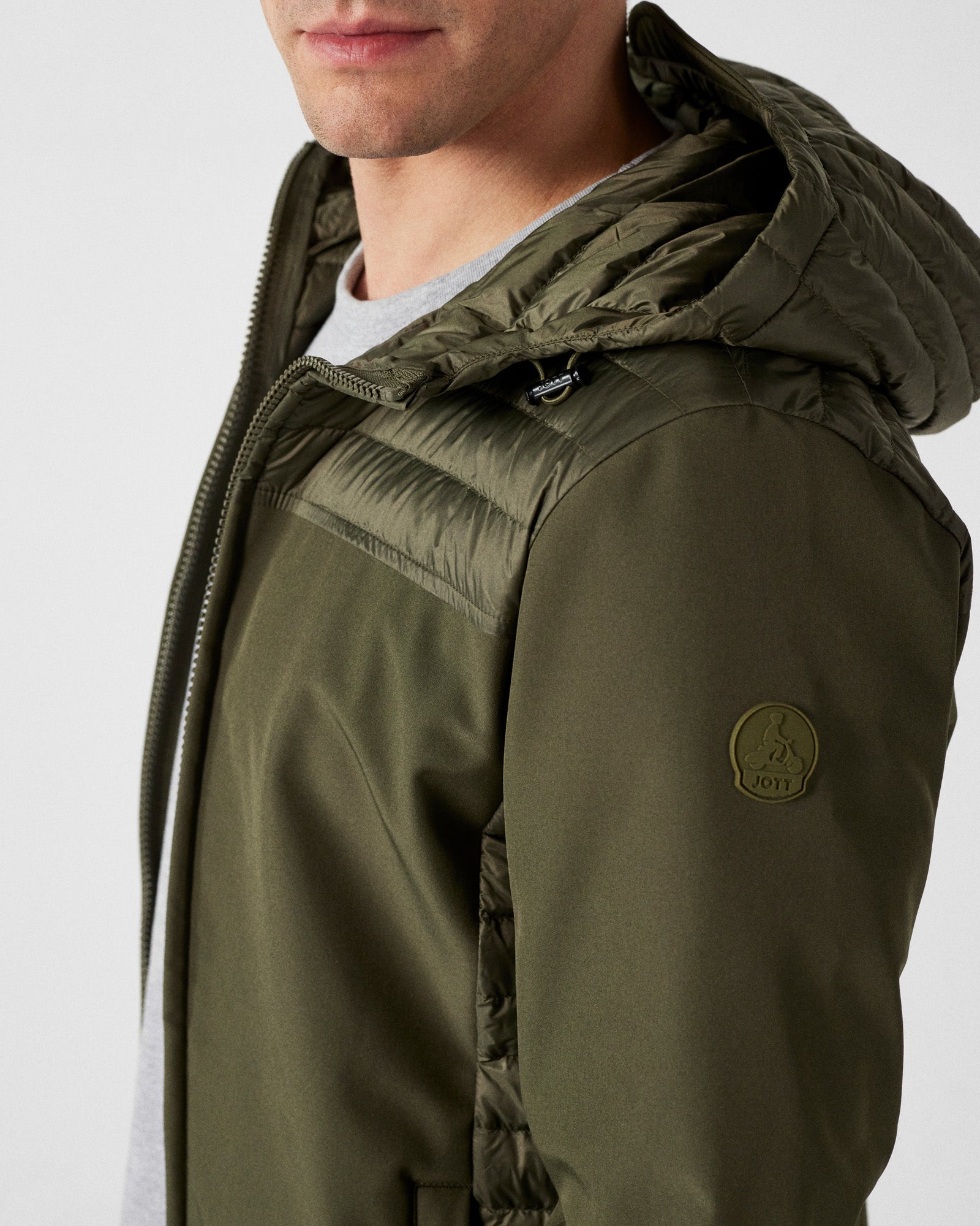 Doudoune bi-matière softshell Army Paco 2.0