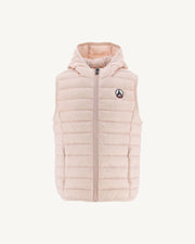 Doudoune sans manches enfant Rose clair Djam