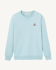Sweat en coton biologique Iceberg bleu Elvas