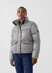 Doudoune Grand Froid esprit puffer Noir/Banc Alicia Multico