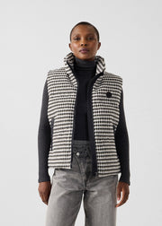 Veste Grand Froid puffer sans manches Naturel/noir Atsuma multico