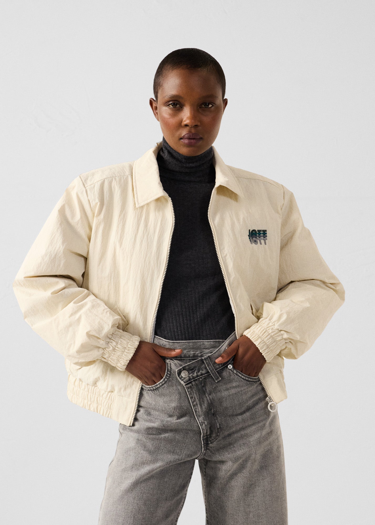 Bomber Naturel/gris glace Becky
