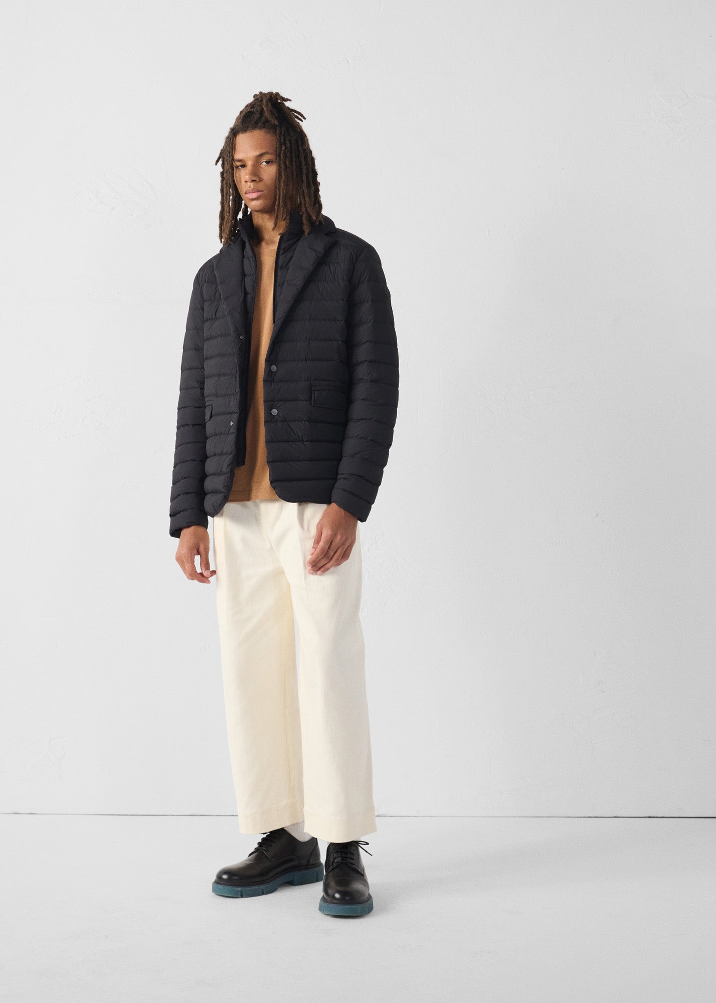 Doudoune blazer stretch Noir Joey