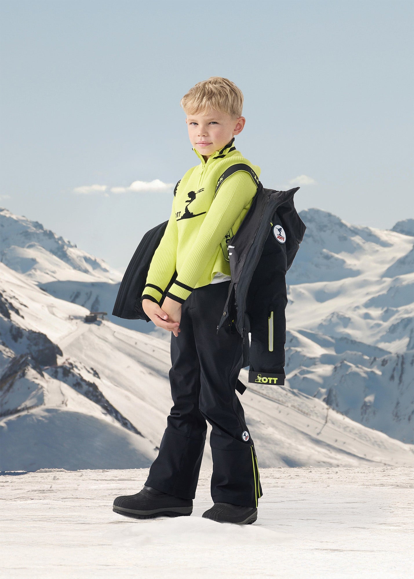 Pantalon ski Grand froid Noir Prebois