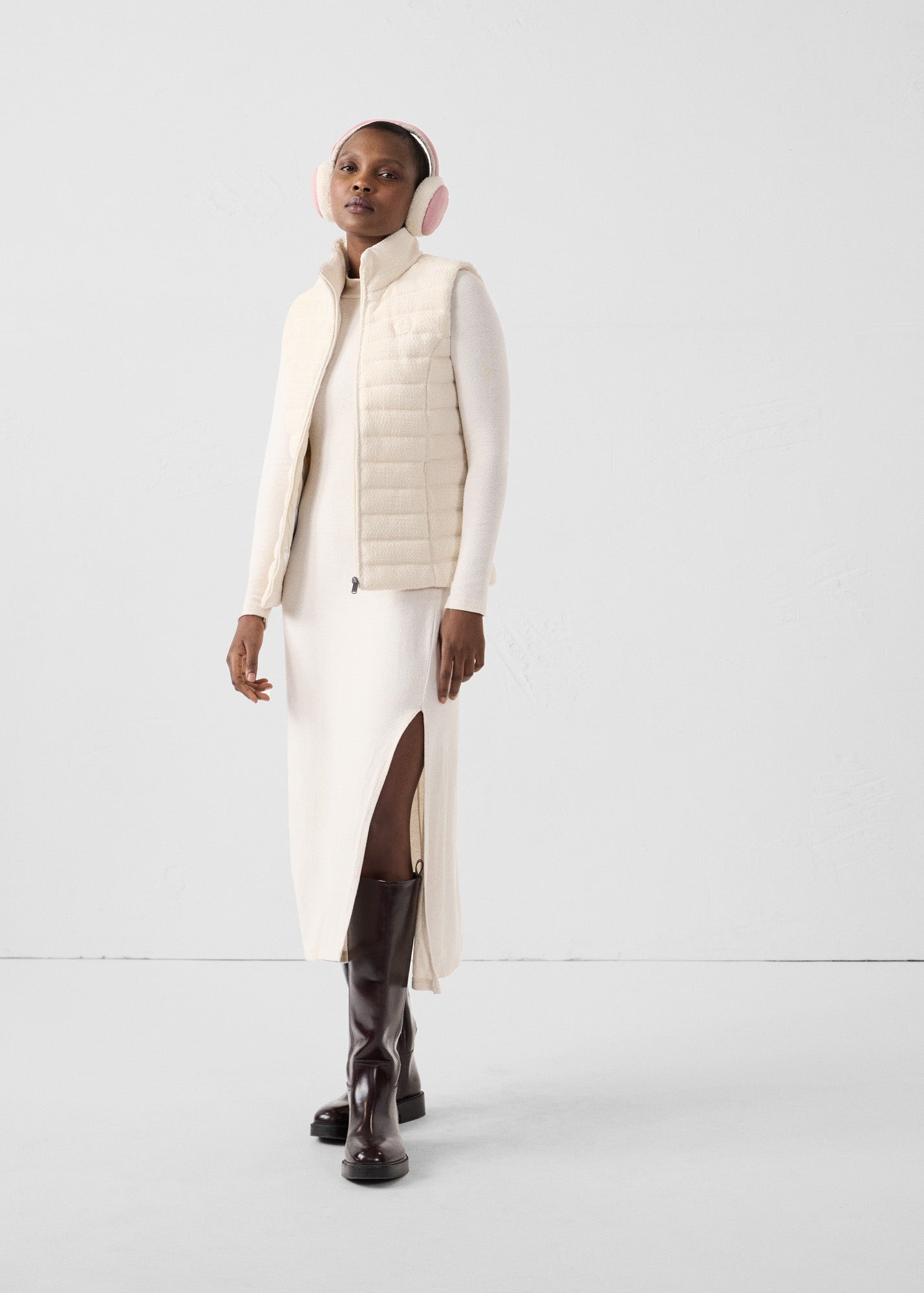 Doudoune sans manches Naturel Salla