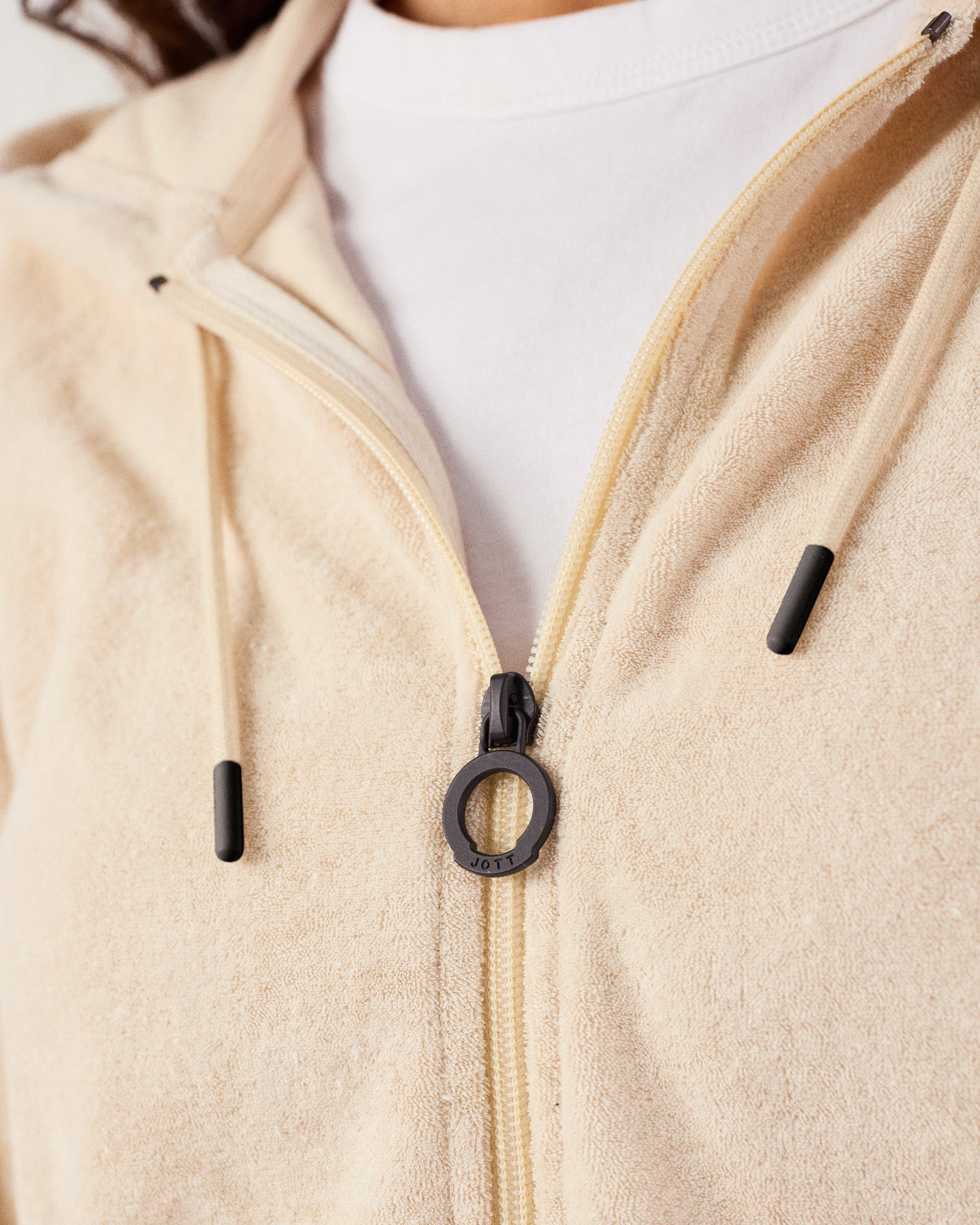 Veste zipée éponge Sable Anemone