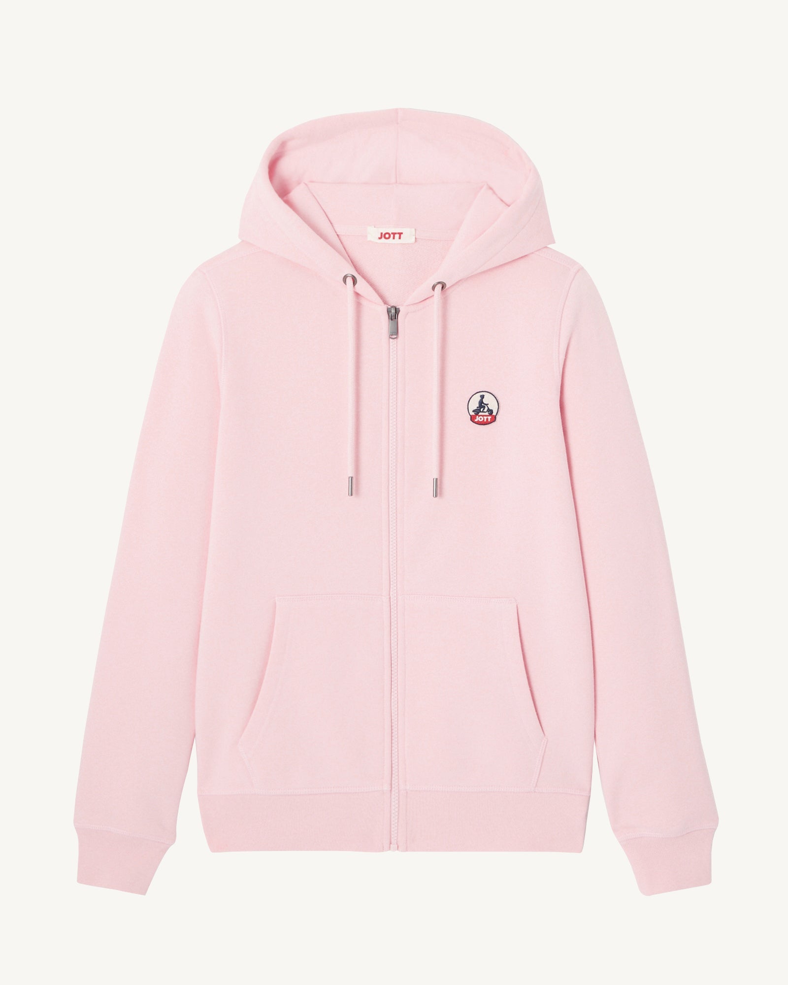 Sweat à capuche en coton biologique Rose pêche Oaxaca