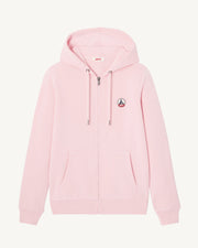 Sweat à capuche en coton biologique Rose pêche Oaxaca