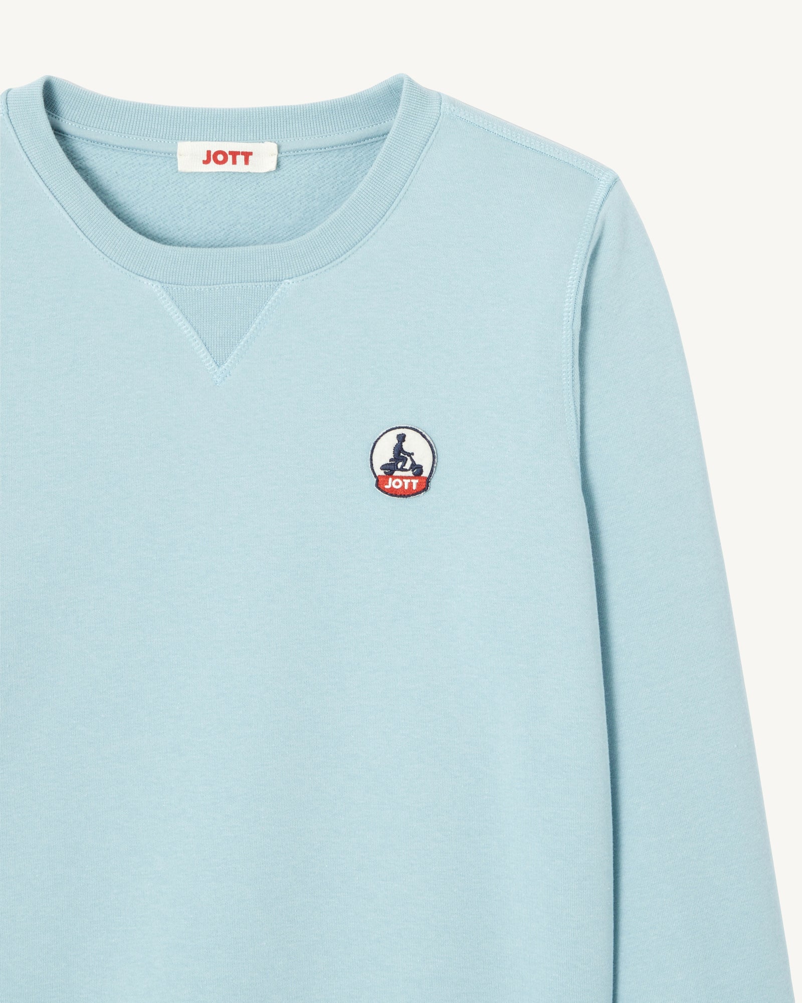 Sweat en coton biologique Iceberg bleu Elvas