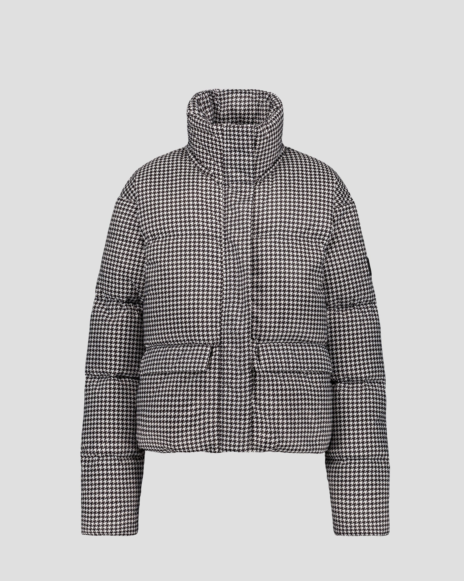 Doudoune Grand Froid esprit puffer Noir/Banc Alicia Multico