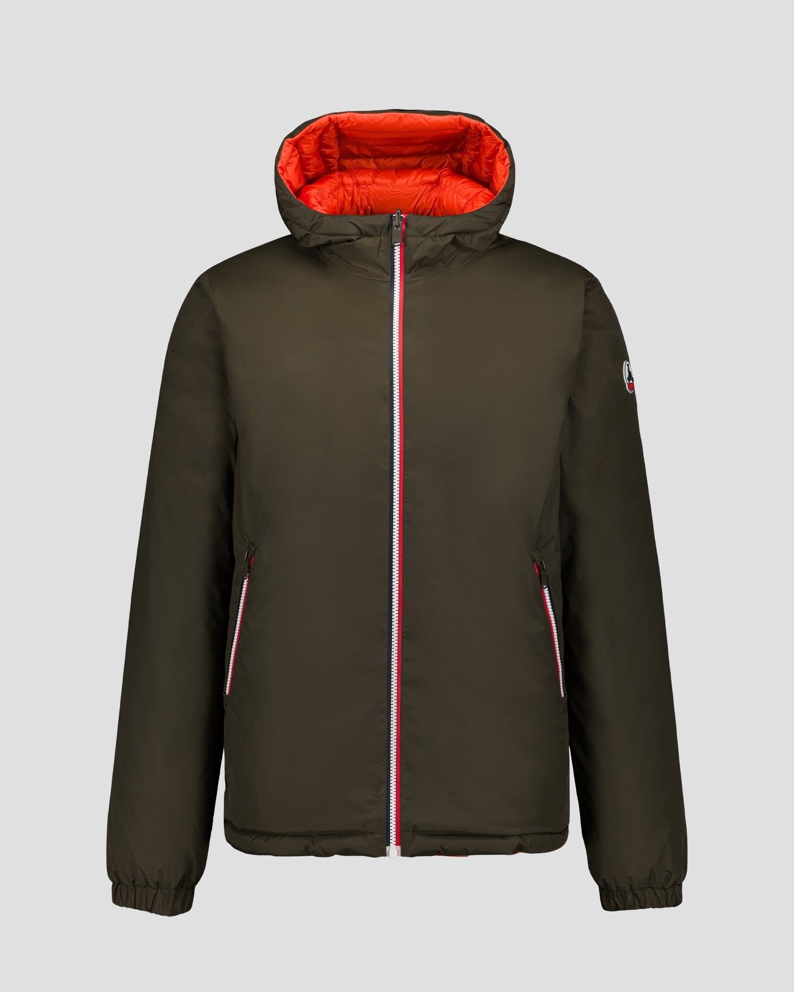 Doudoune réversible Army/rouge feu Brummen