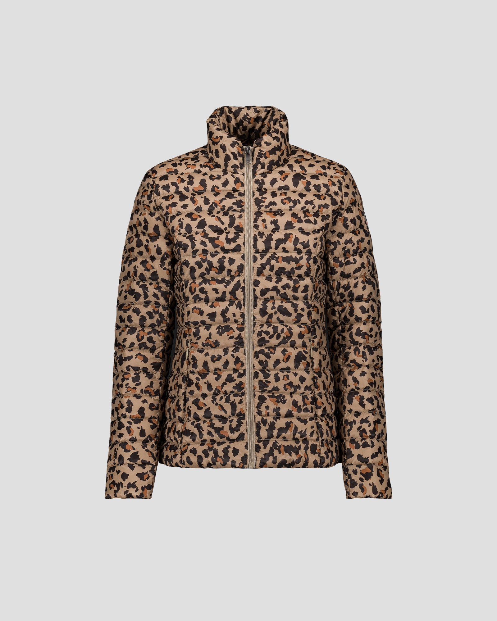Doudoune légère Leopard beige Cha print