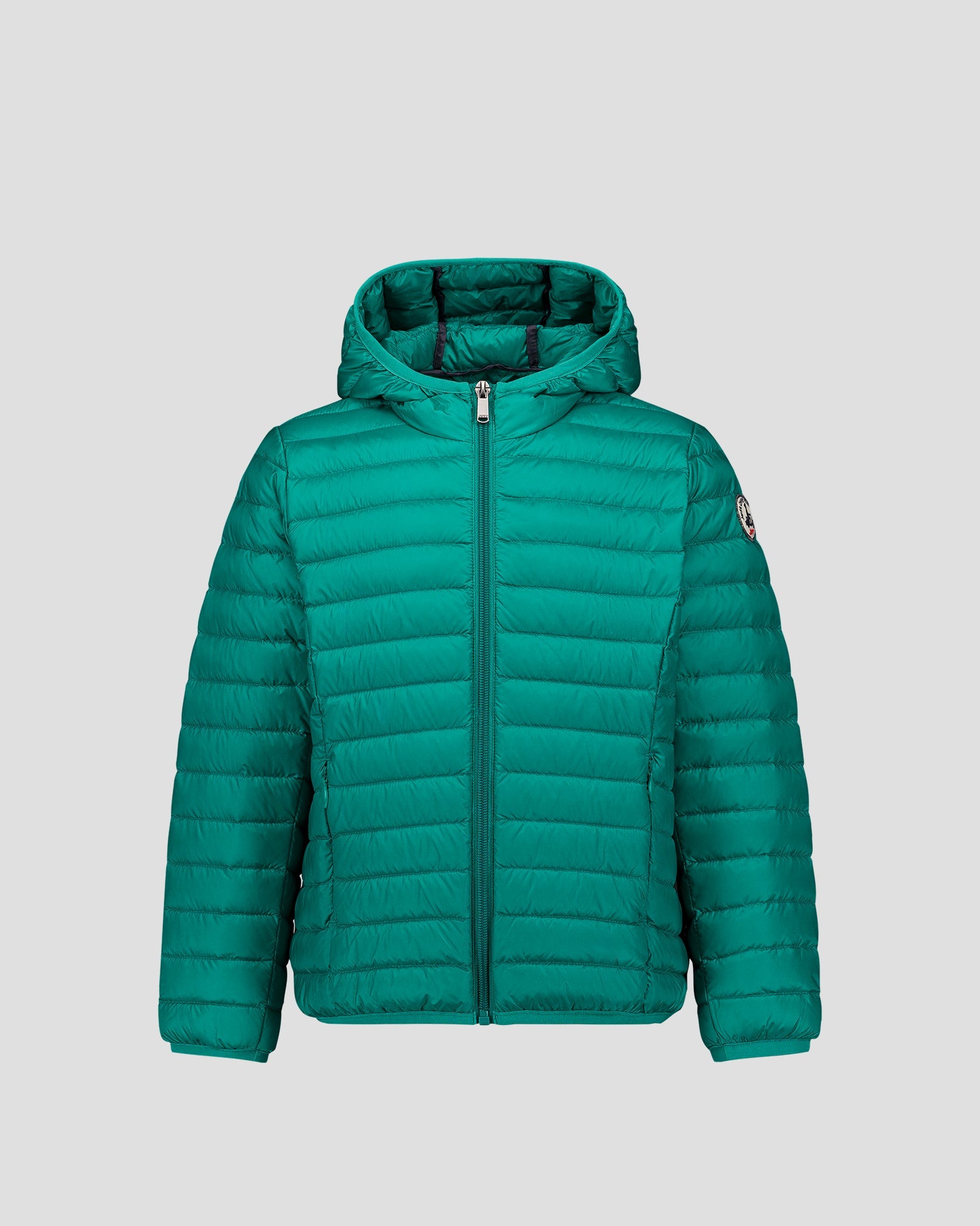 Doudoune légère à capuche enfant Vert persan Hugo