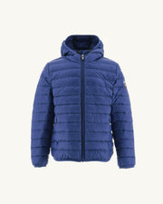 Doudoune légère à capuche enfant Dark denim Hugo