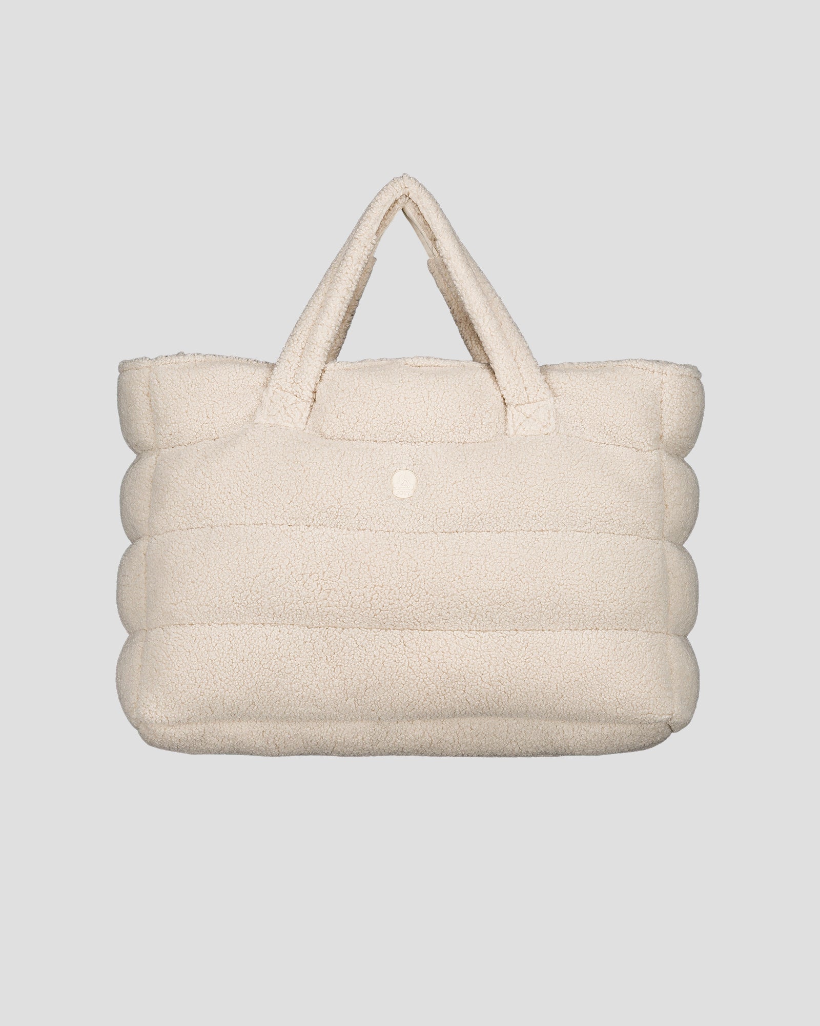 Maxi totebag Naturel Leina sherpa