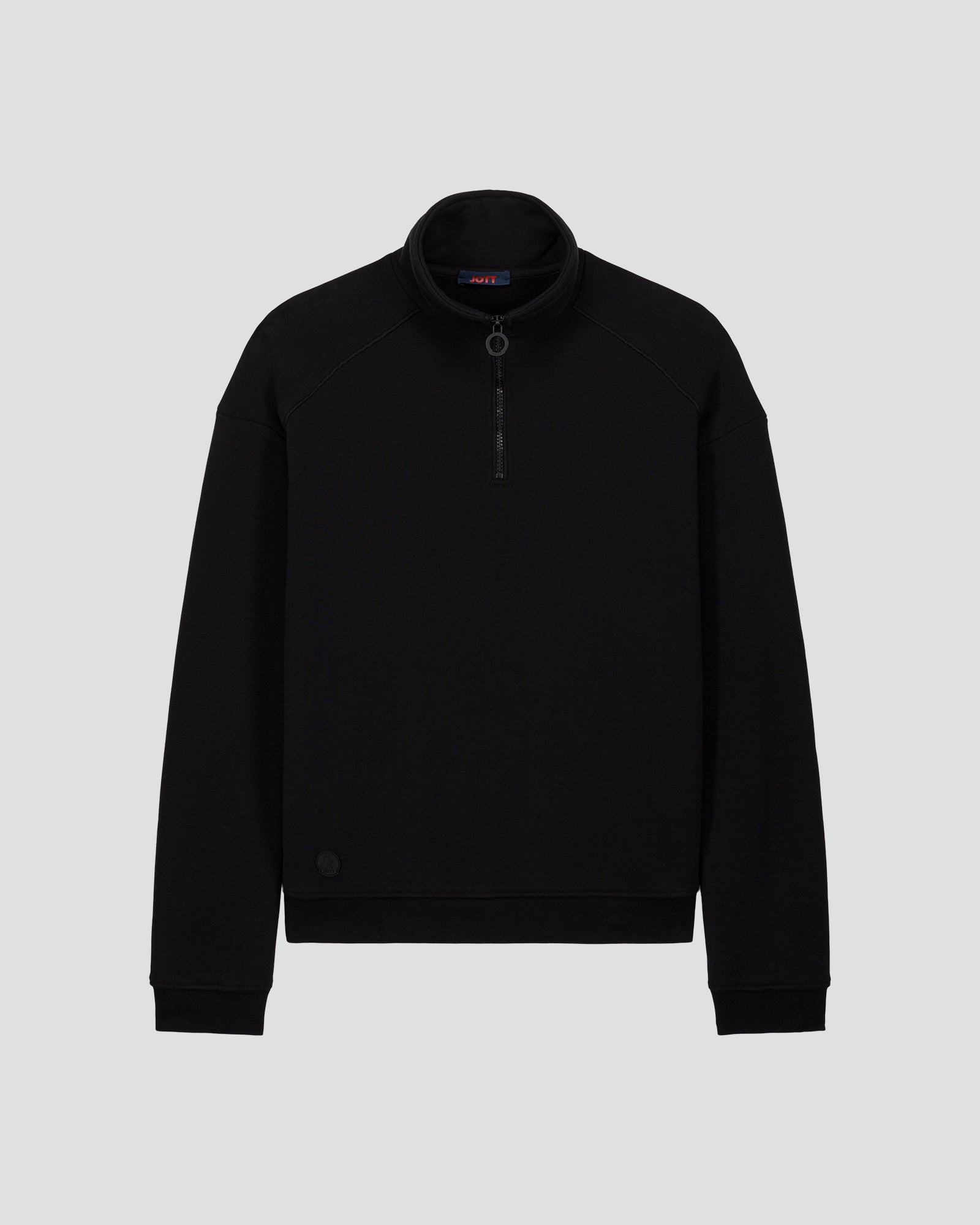 Sweatshirt demi-zippé Noir Line
