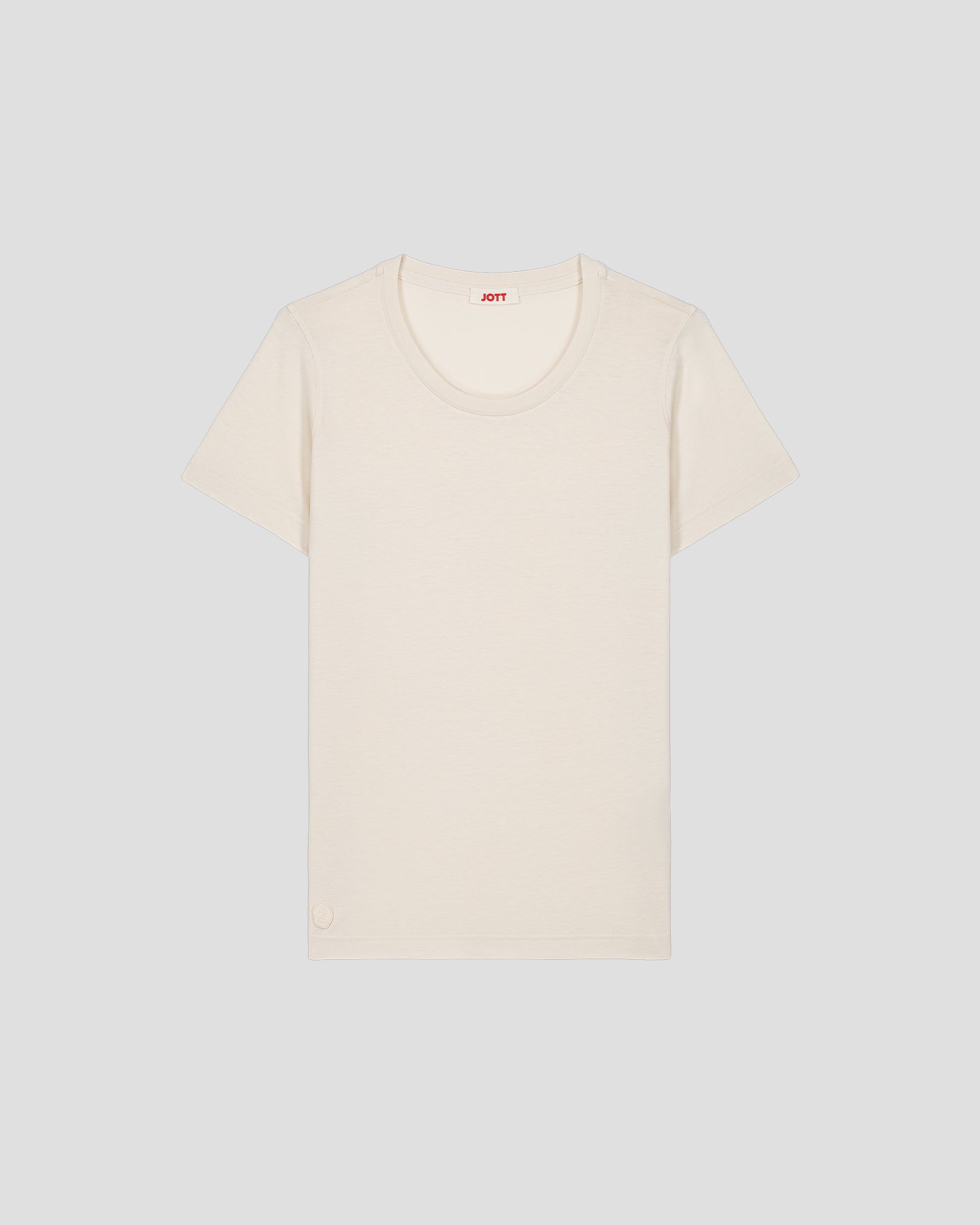 T-Shirt à col rond Naturel Lucia