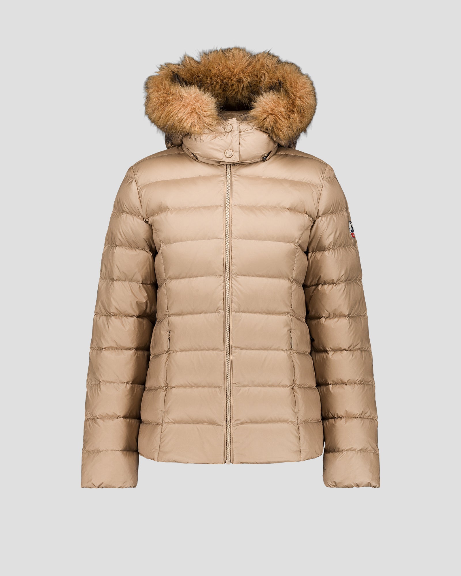 Doudoune à capuche Grand Froid Beige Luxe