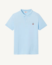Polo en coton biologique Bleu céleste Marbella