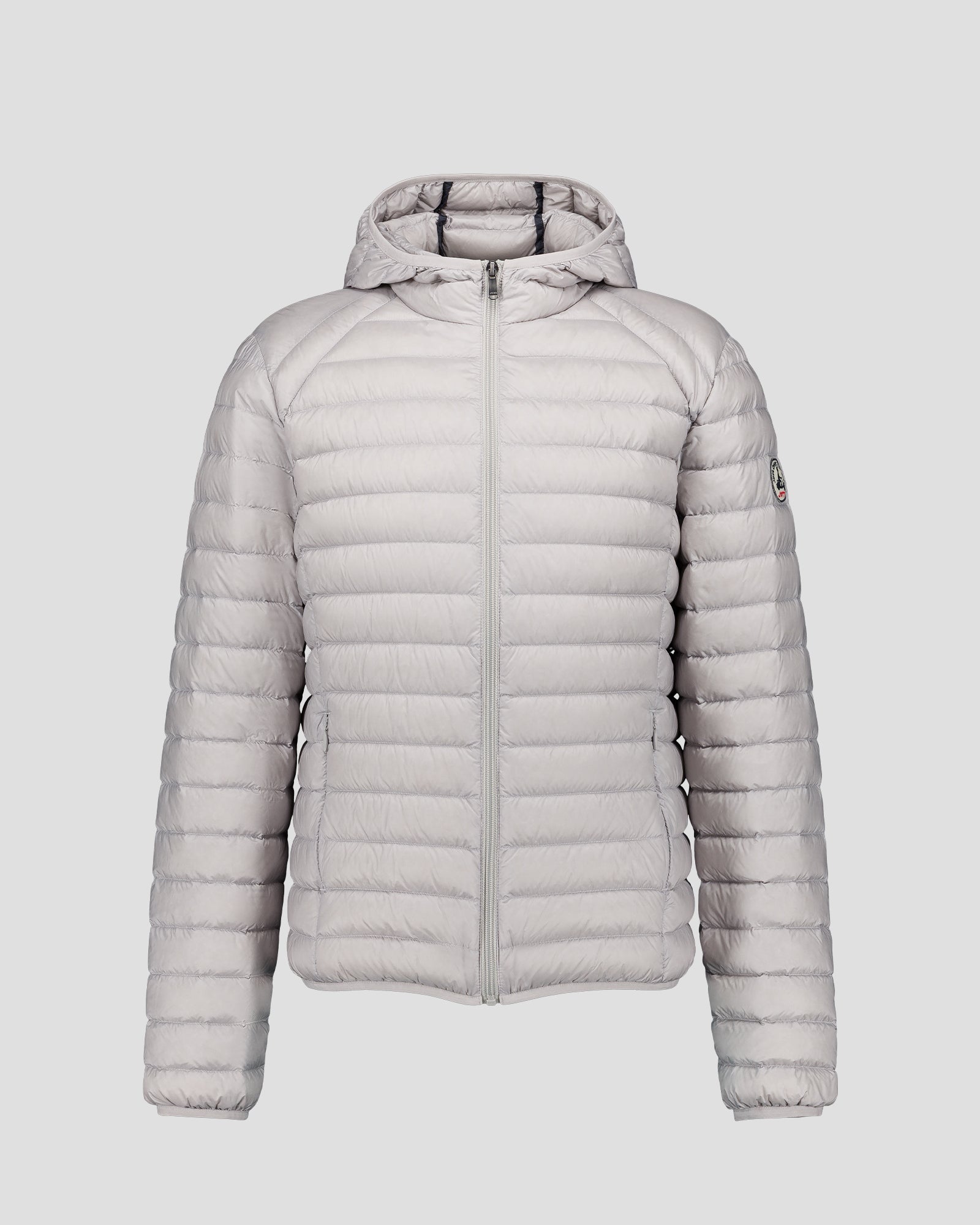 Doudoune légère à capuche Gris glace Nico