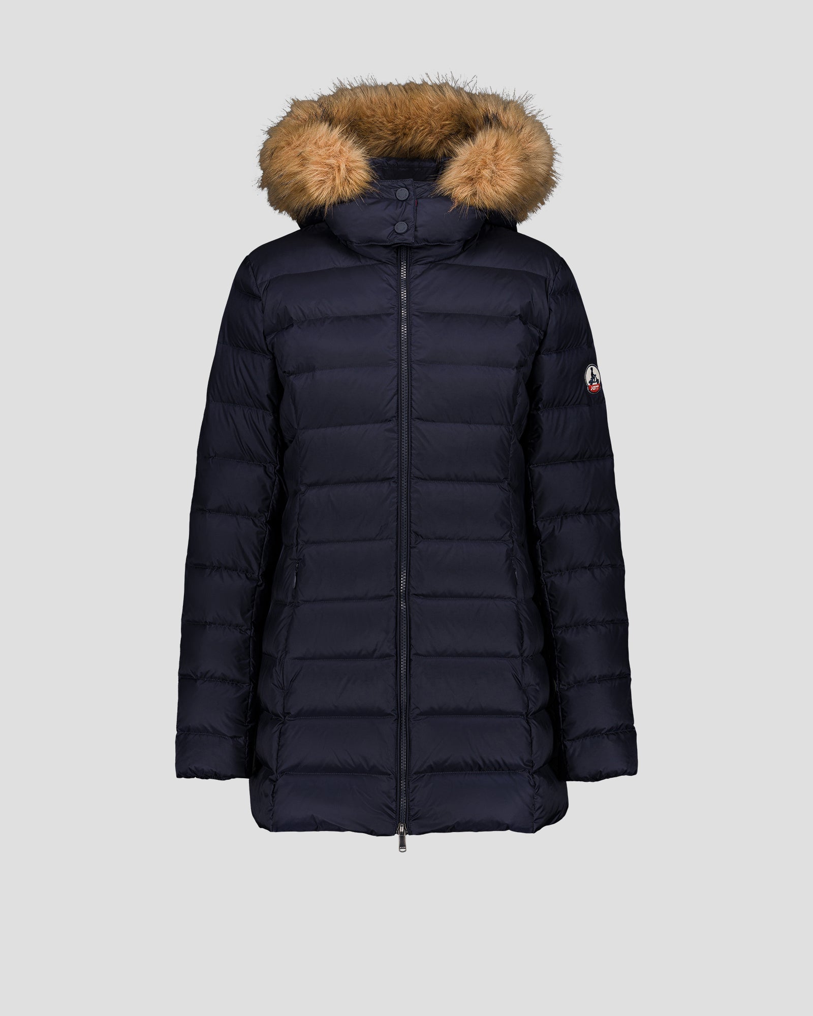 Doudoune mi-longue Grand Froid Marine Perle