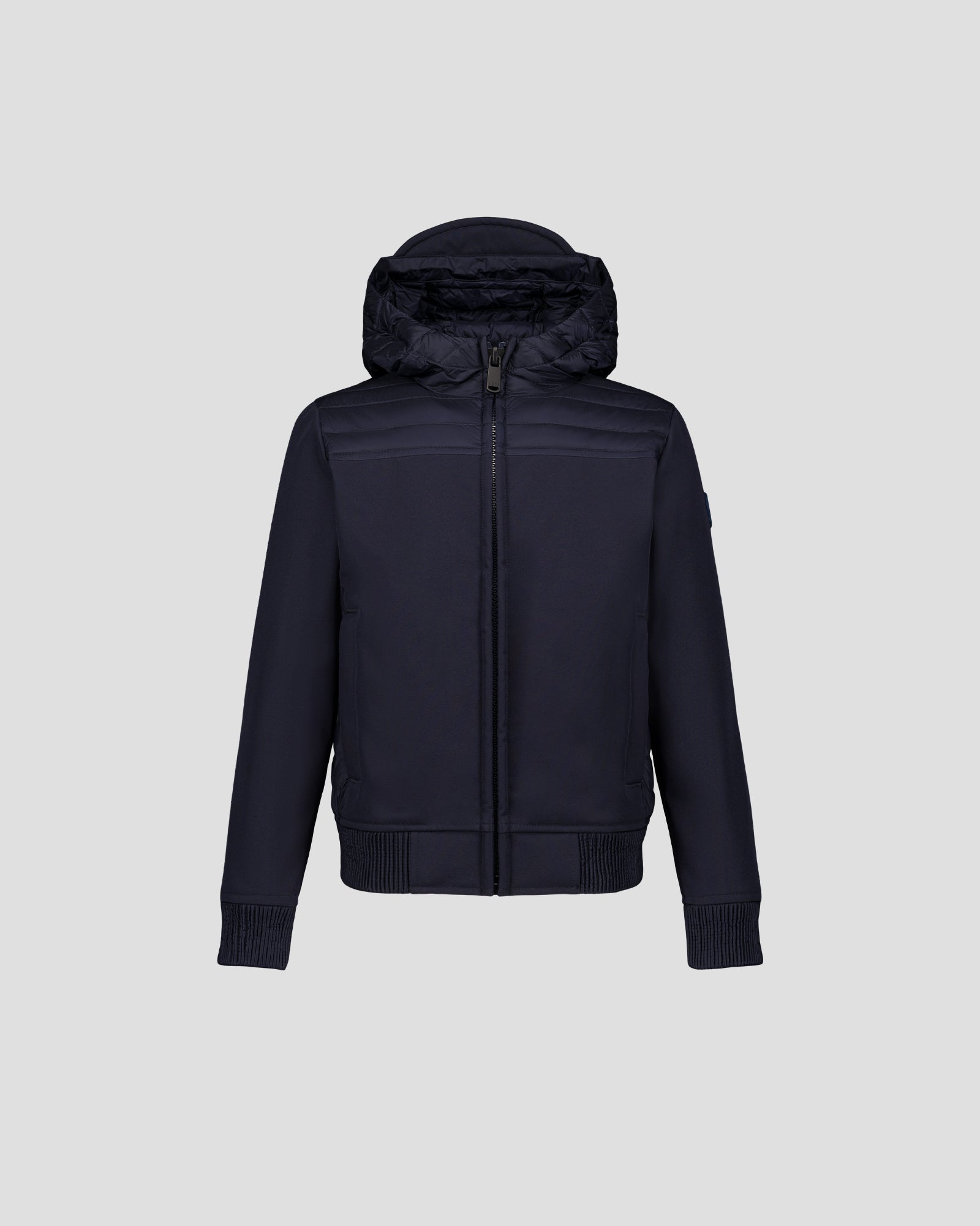 Doudoune enfant bi-matière softshell Marine Salto 2.0