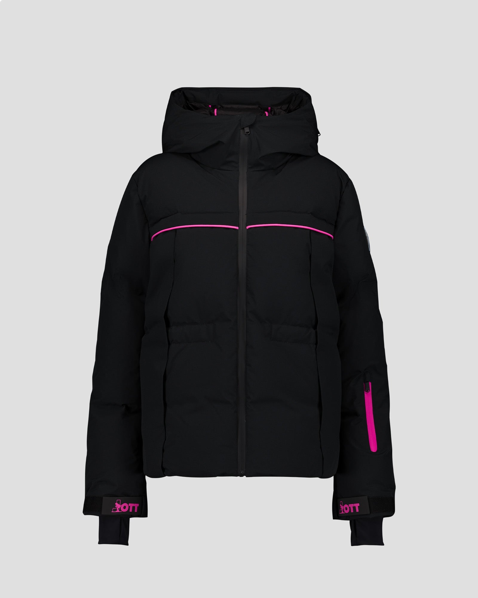 Veste de ski Grand froid Noir Soldanelle