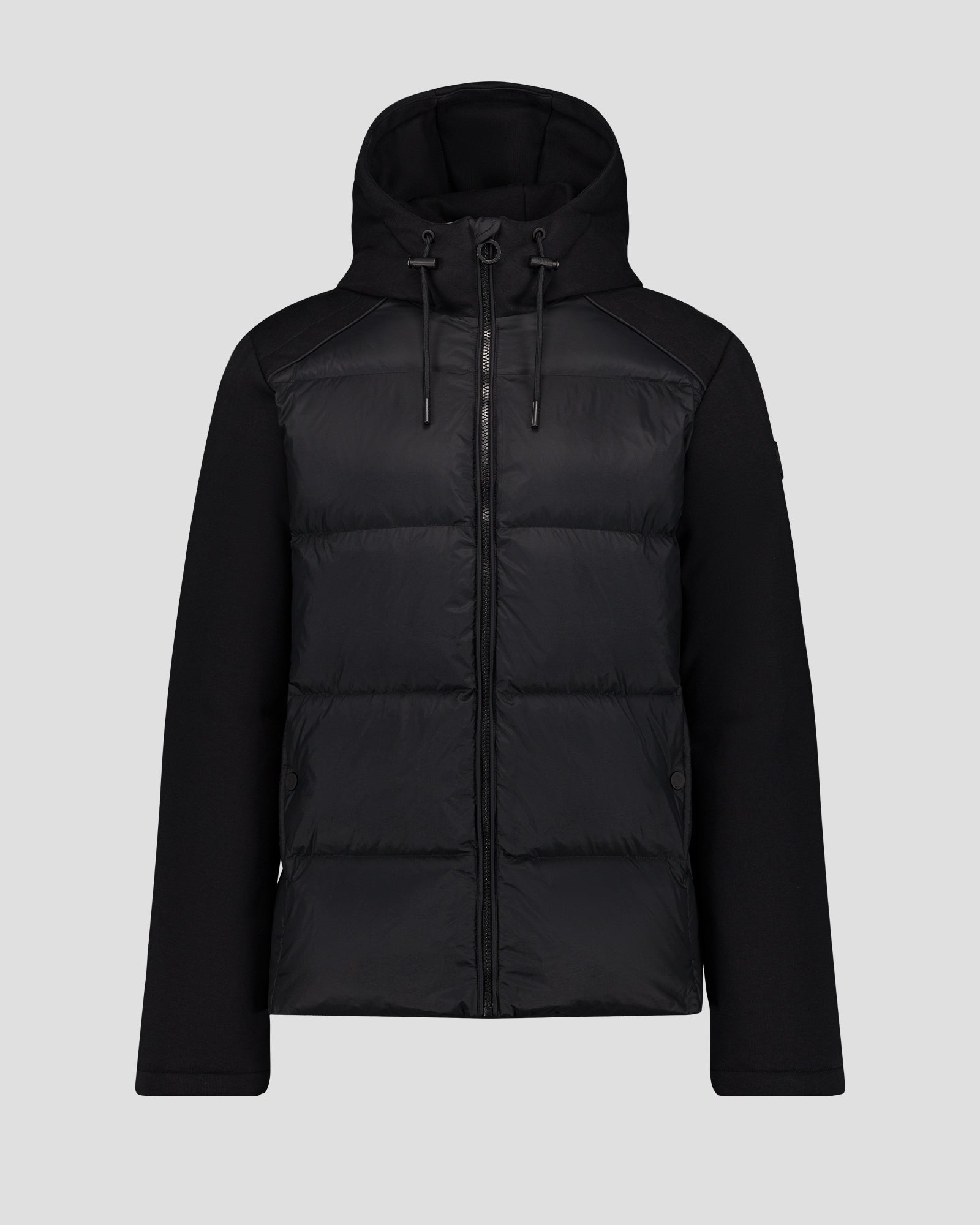 Doudoune puffer bi-matière Noir Thunder