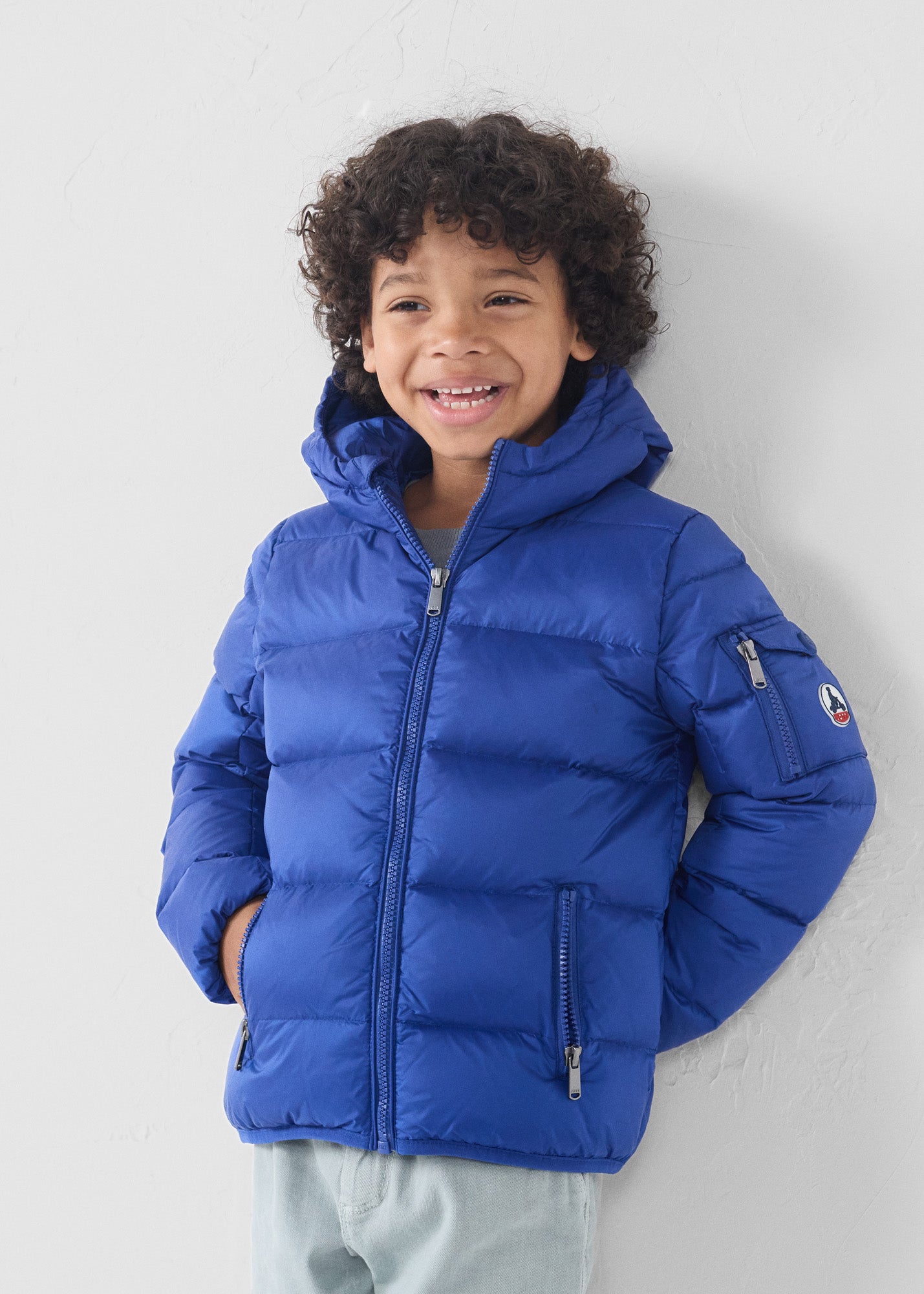 Doudoune enfant Grand Froid esprit puffer Bleu cobalt Kazan