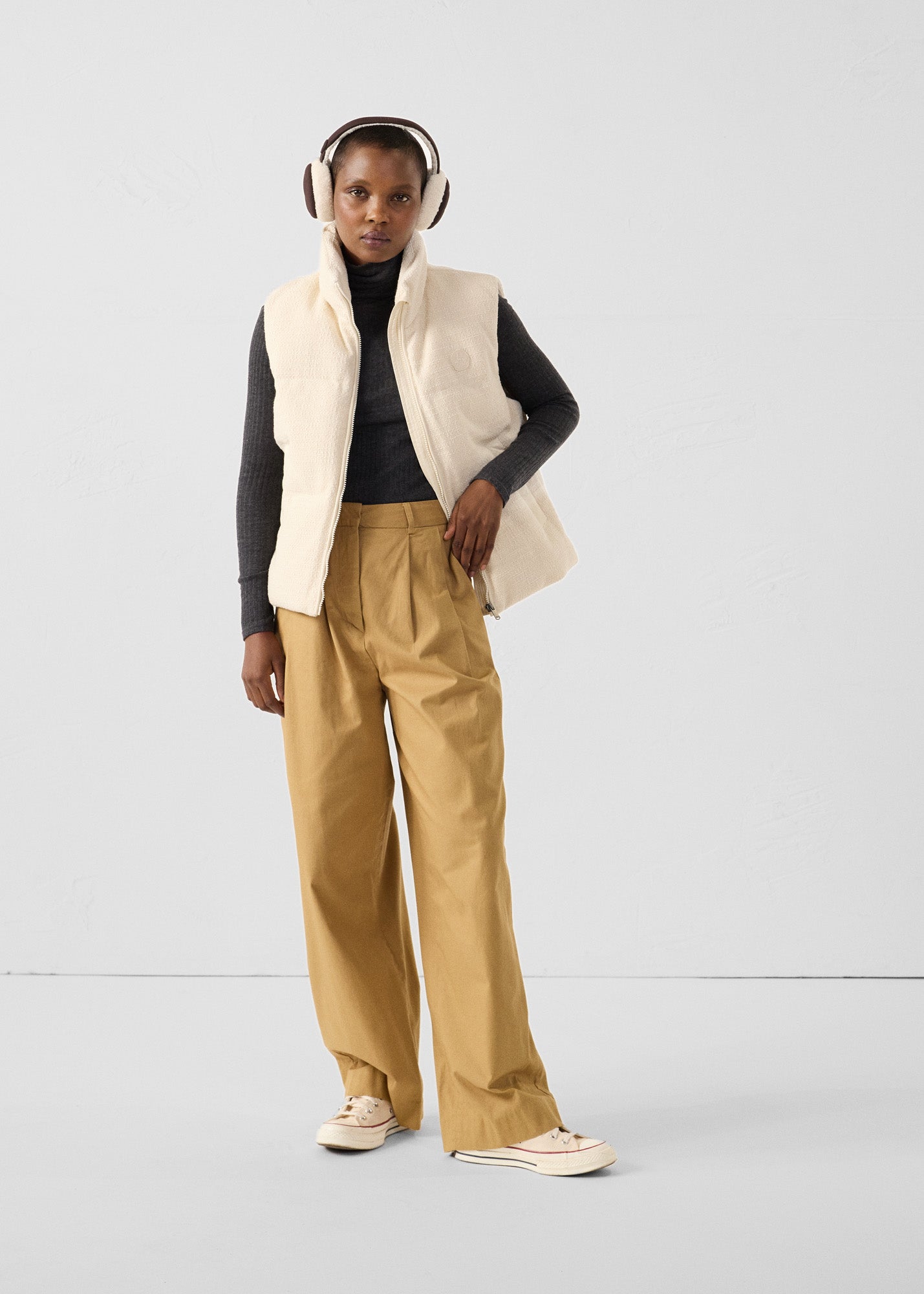 Veste Grand Froid puffer sans manches Naturel Atsuma