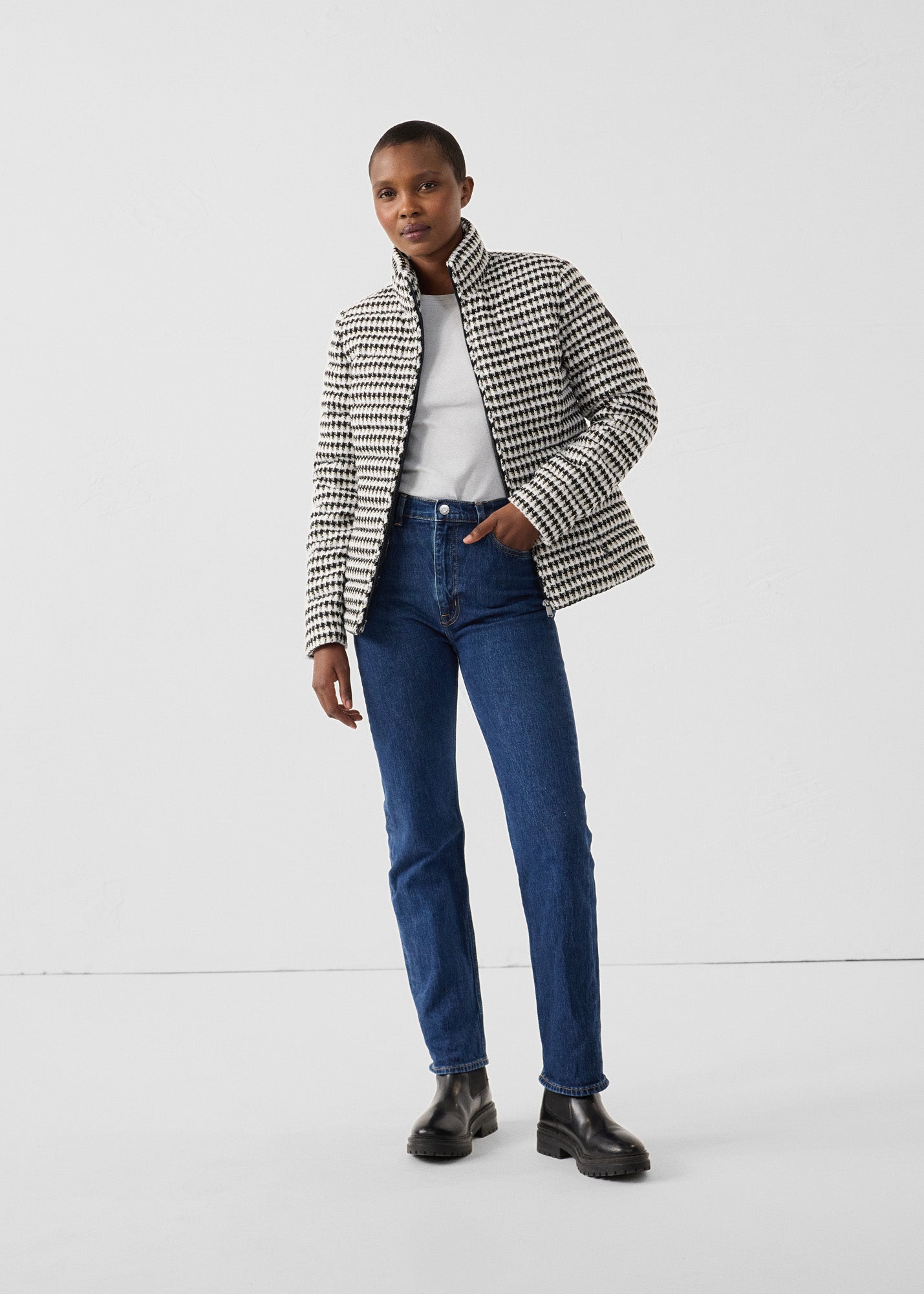 Doudoune Naturel/noir Cassy multico