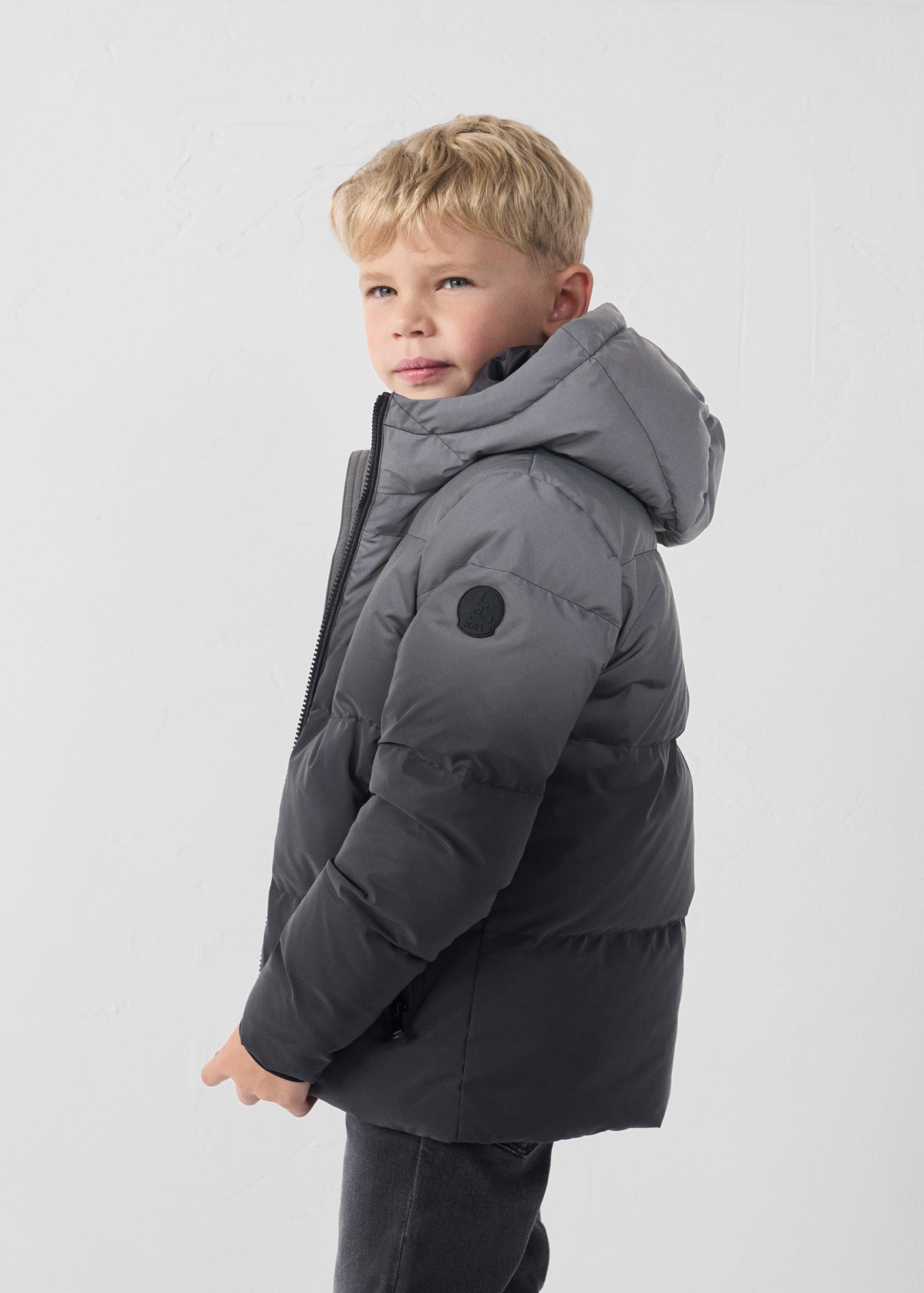 Doudoune enfant réfléchissante Noir Owen