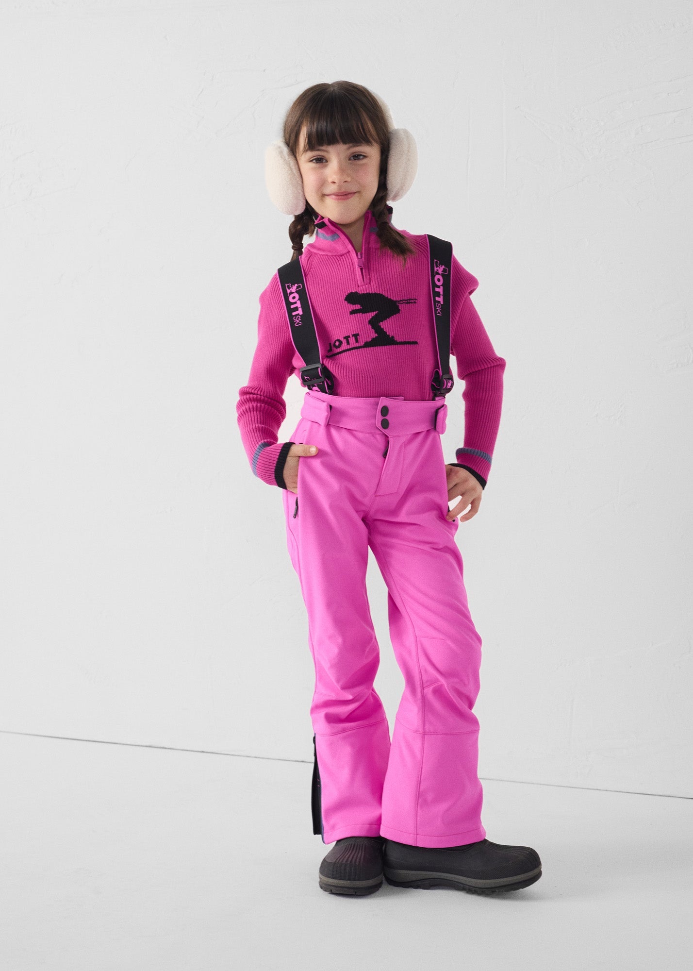 Pantalon ski Grand froid Rose électrique Prebois