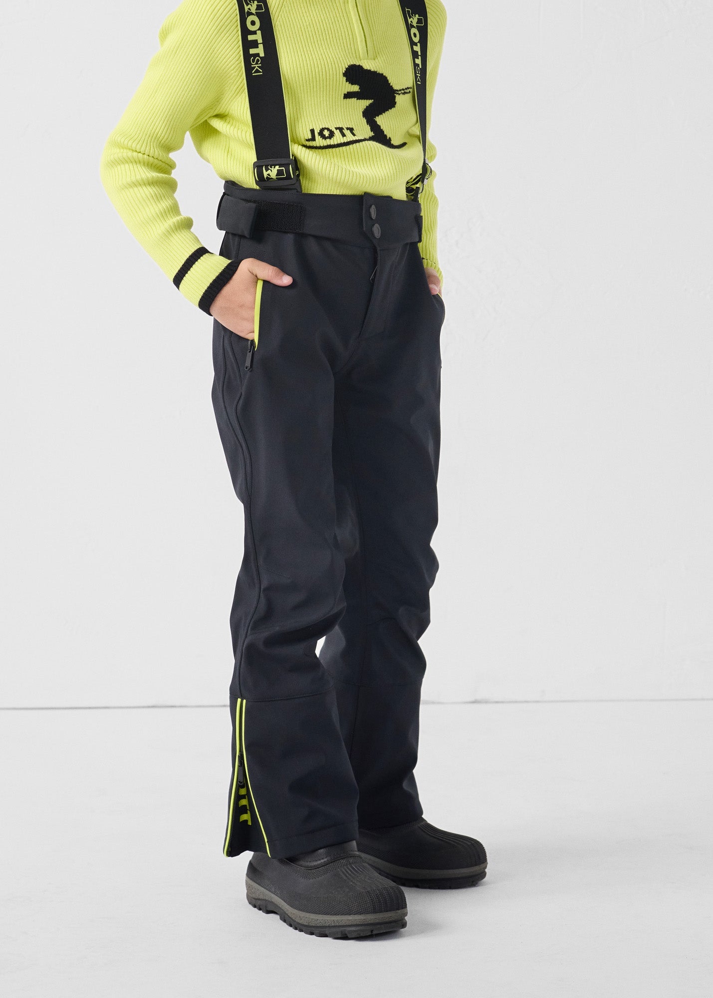 Pantalon ski Grand froid Noir Prebois