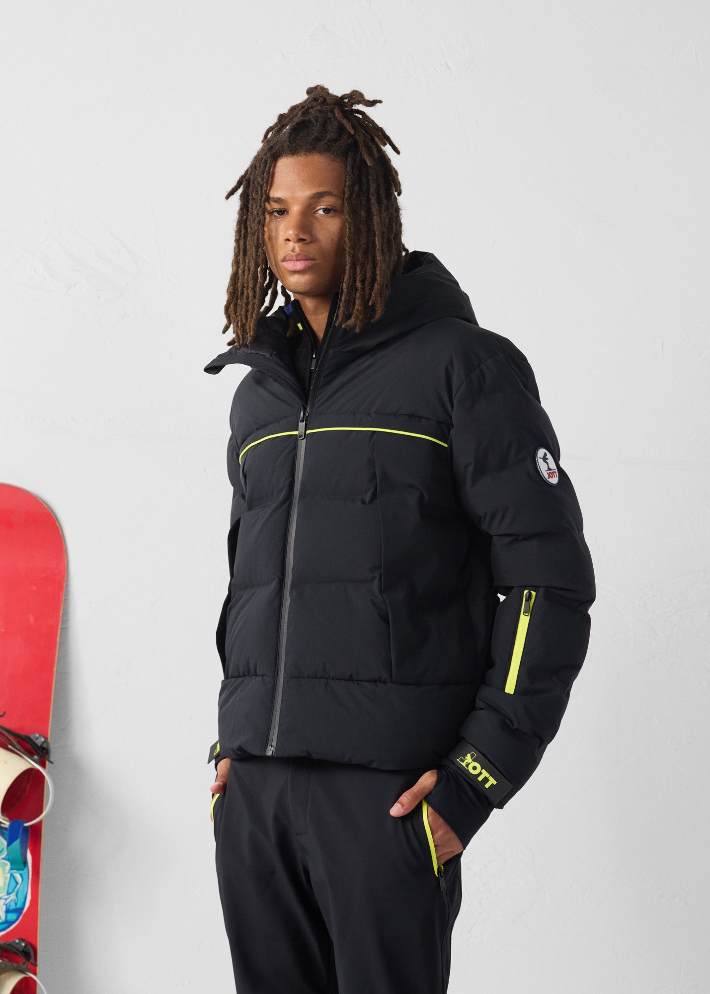 Veste de ski Grand froid Noir Sereis