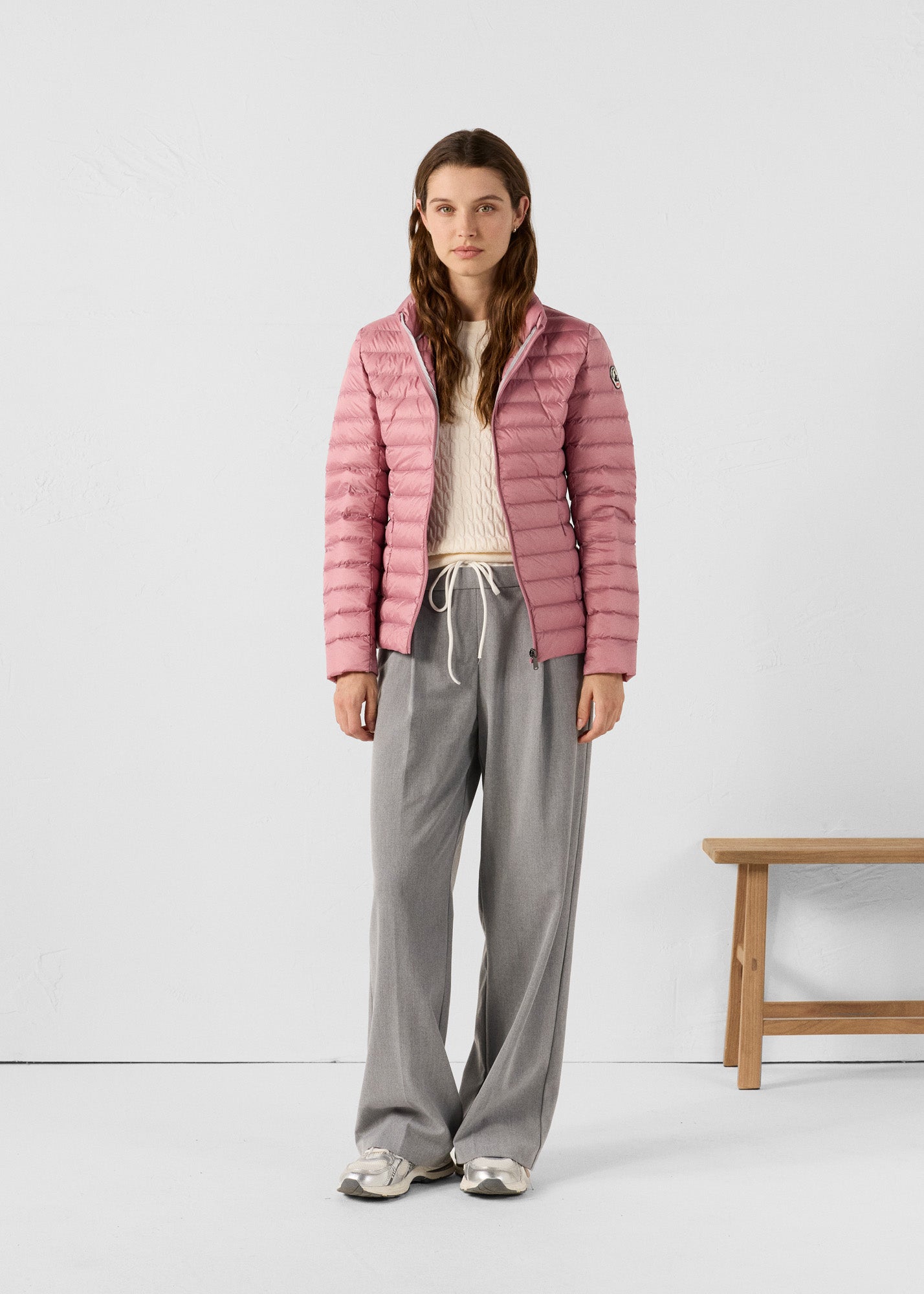 Doudoune légère Rose antique Cha